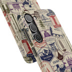 Vintage Travel Stamps Phone Case