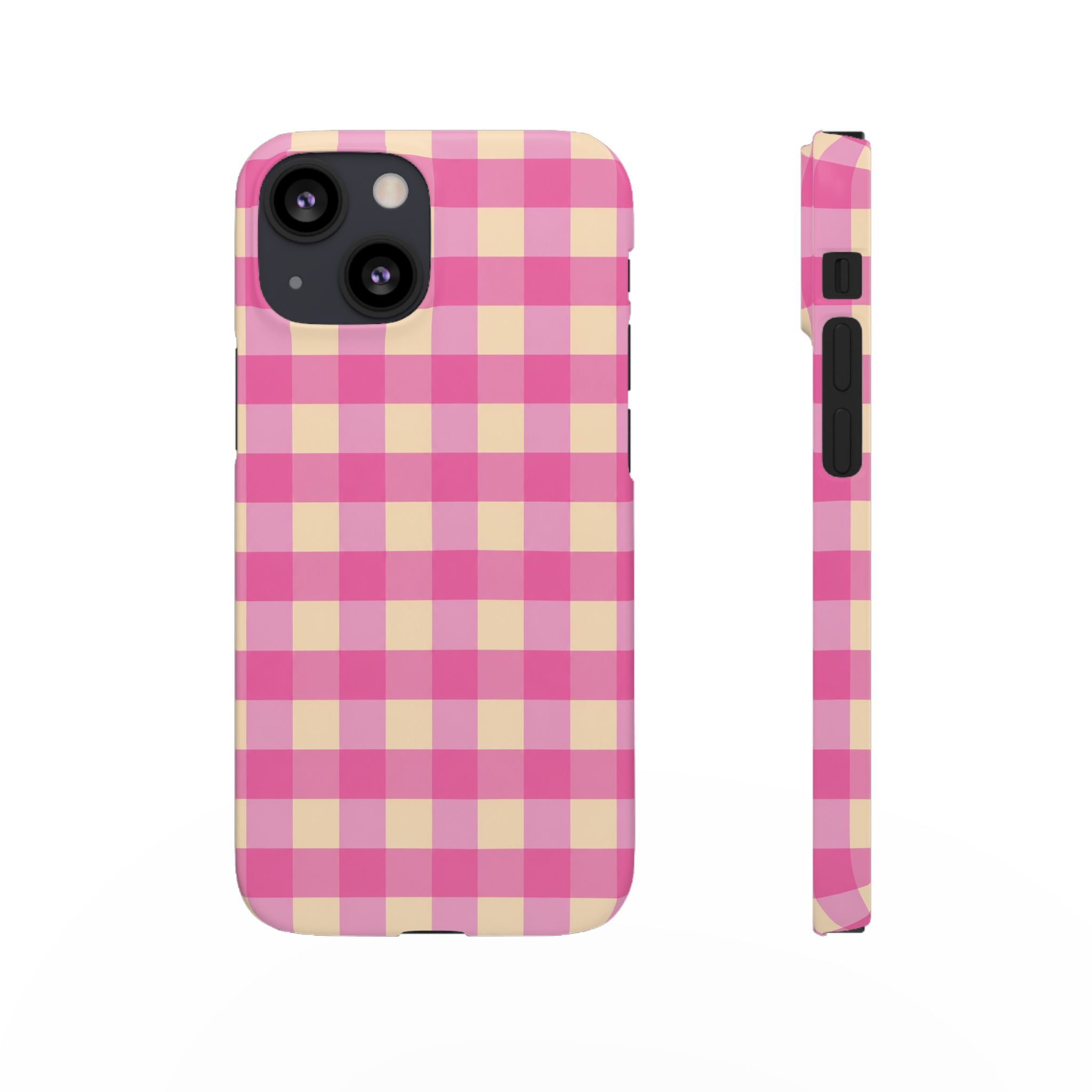 Pink Gingham Phone Case