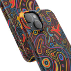 Neon Maze Phone Case