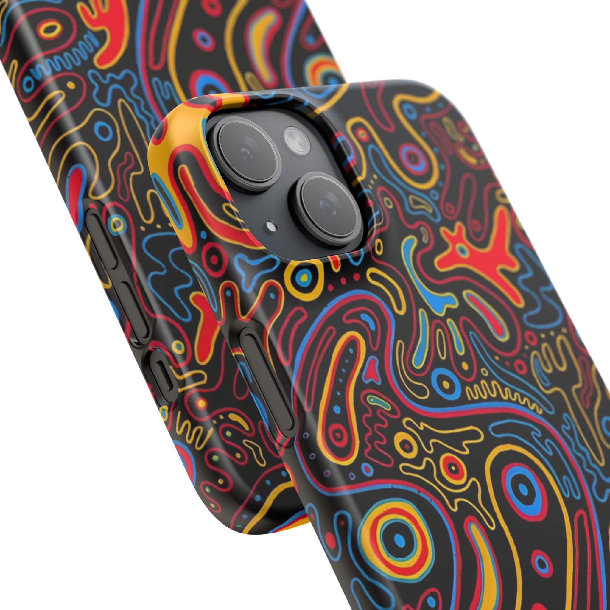 Neon Maze Phone Case