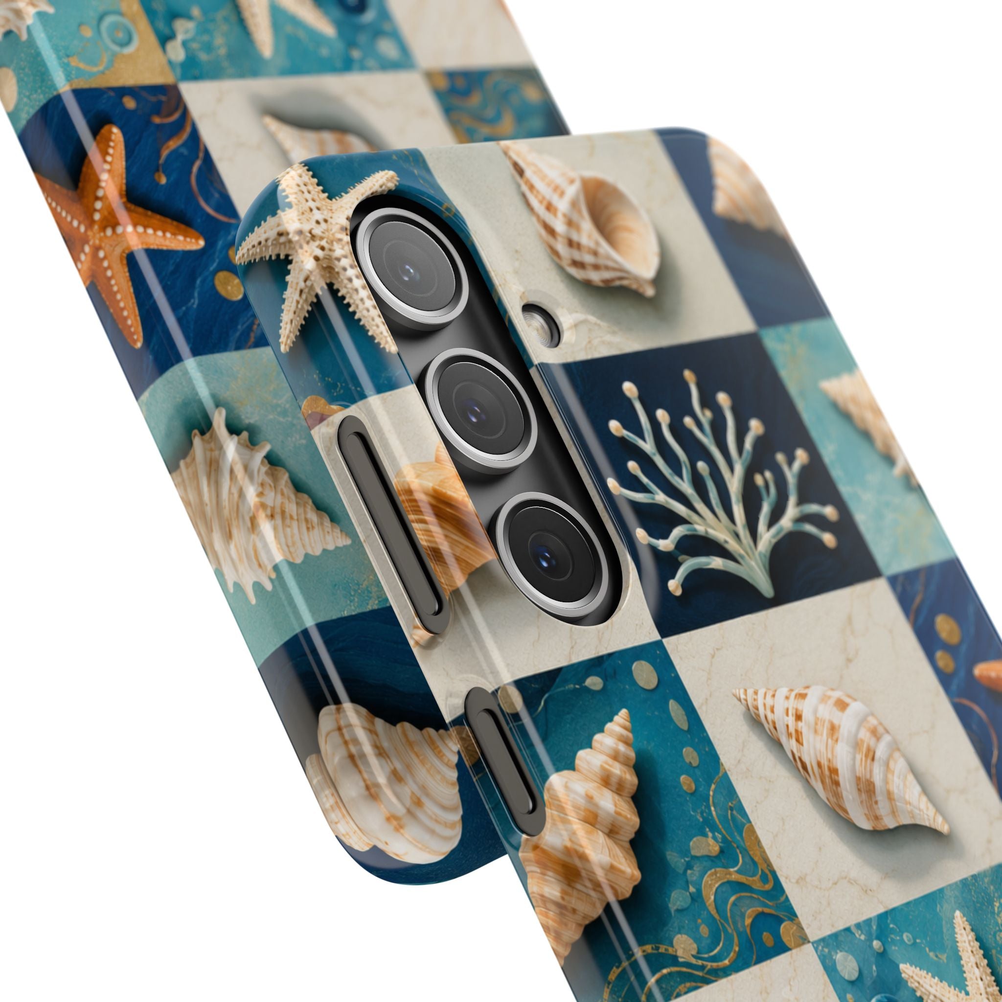 Coastal Seashell Mosaic Phone Case