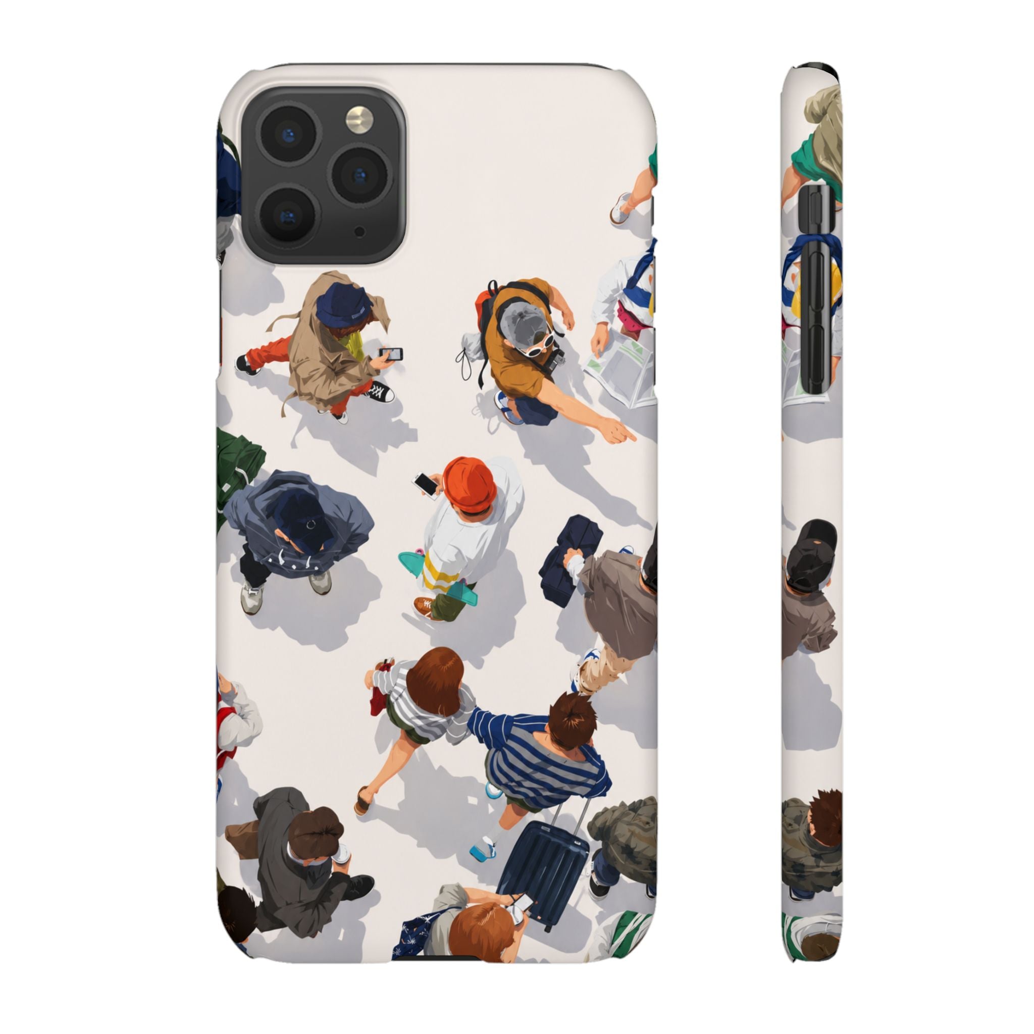City Crowd Aesthetic Phone Case
