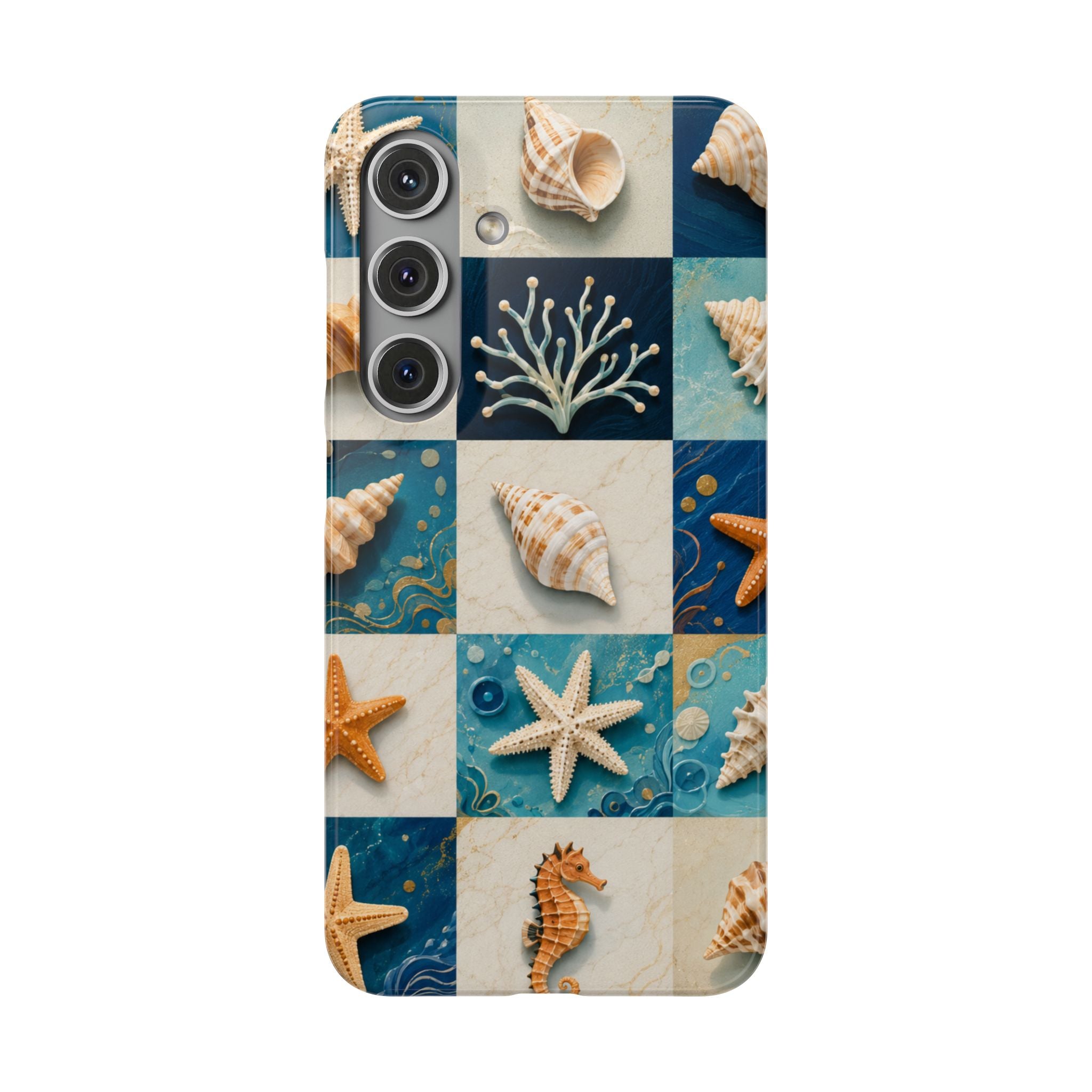 Coastal Seashell Mosaic Phone Case