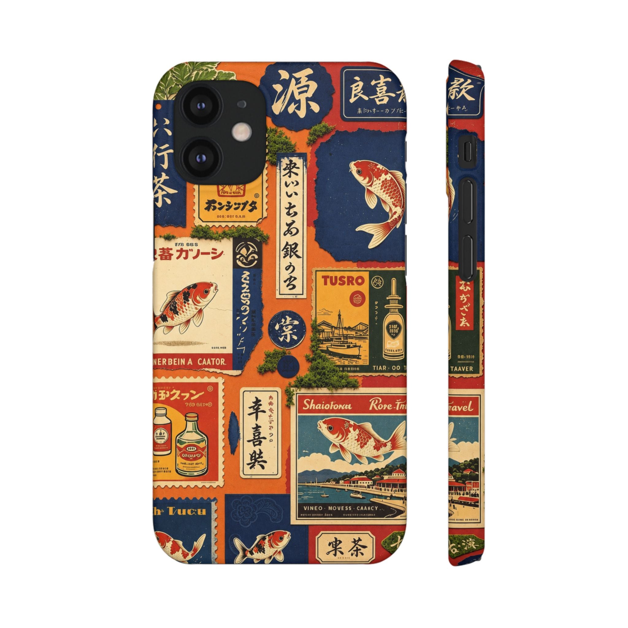 Vintage Japanese Koi Phone Case