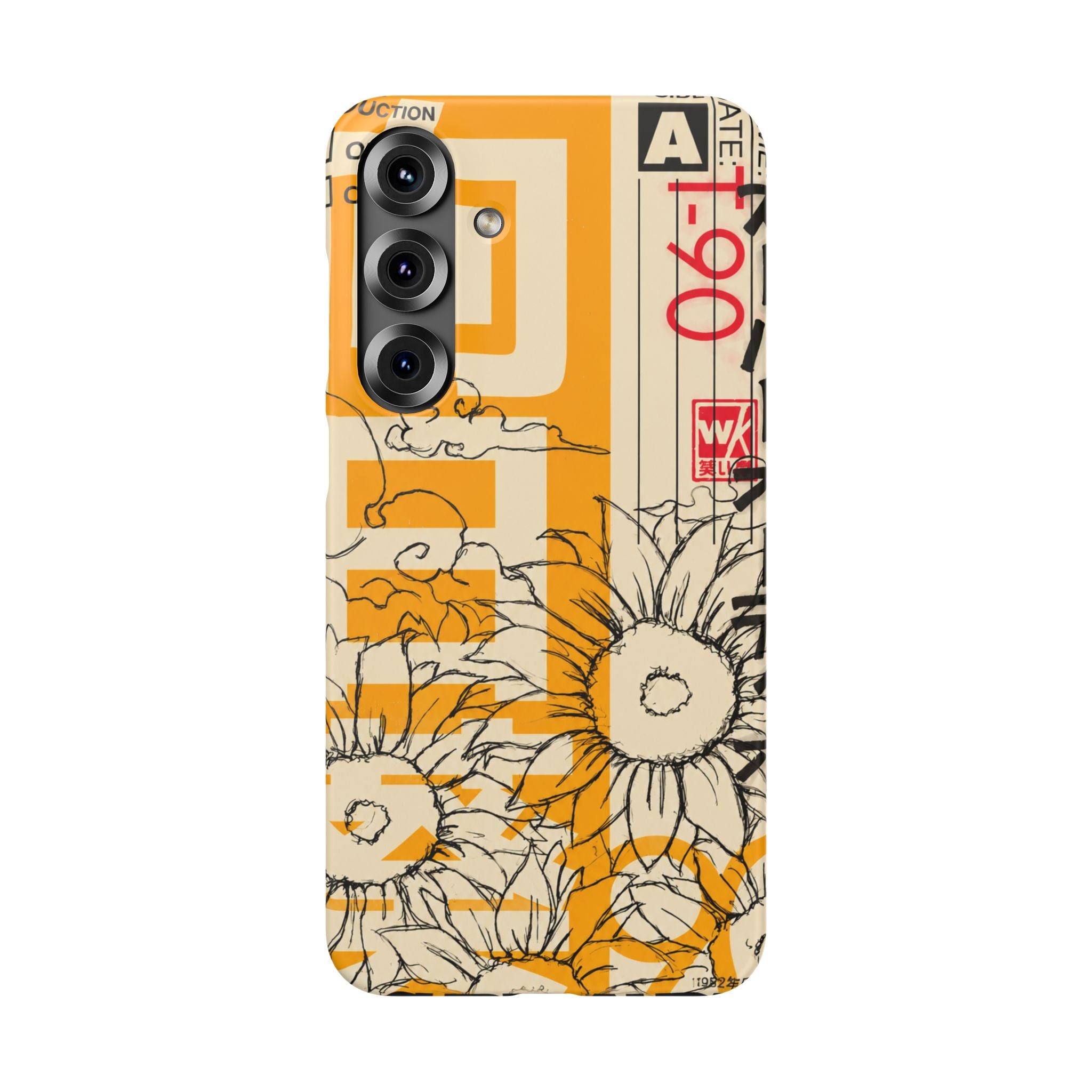 Retro Cassette Floral Phone Case