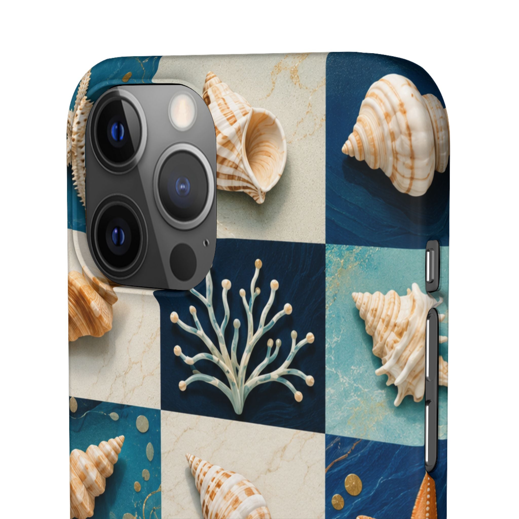 Coastal Seashell Mosaic Phone Case