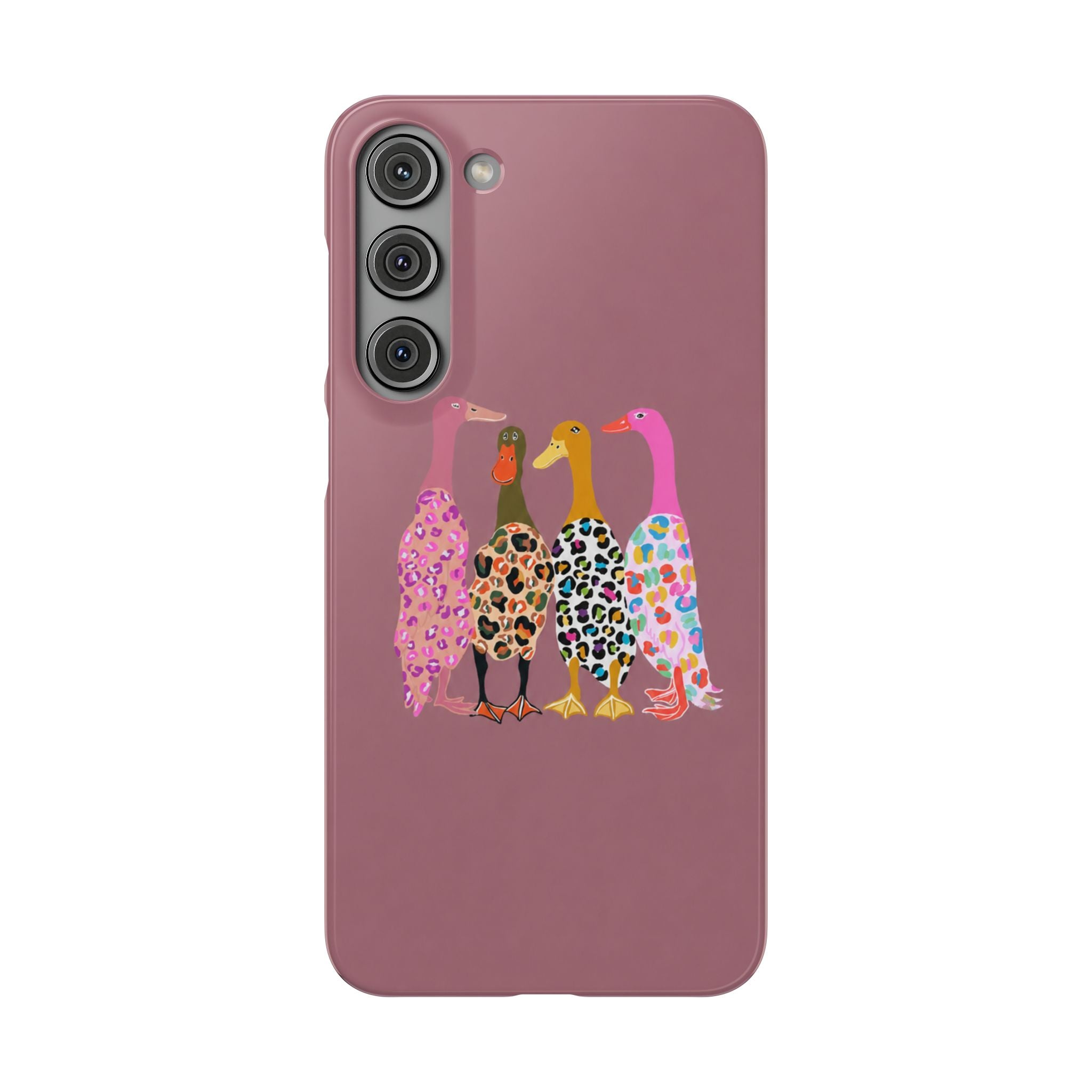 Colorful Leopard Ducks Phone Case