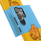 Peekaboo Orange Cat Phone Case