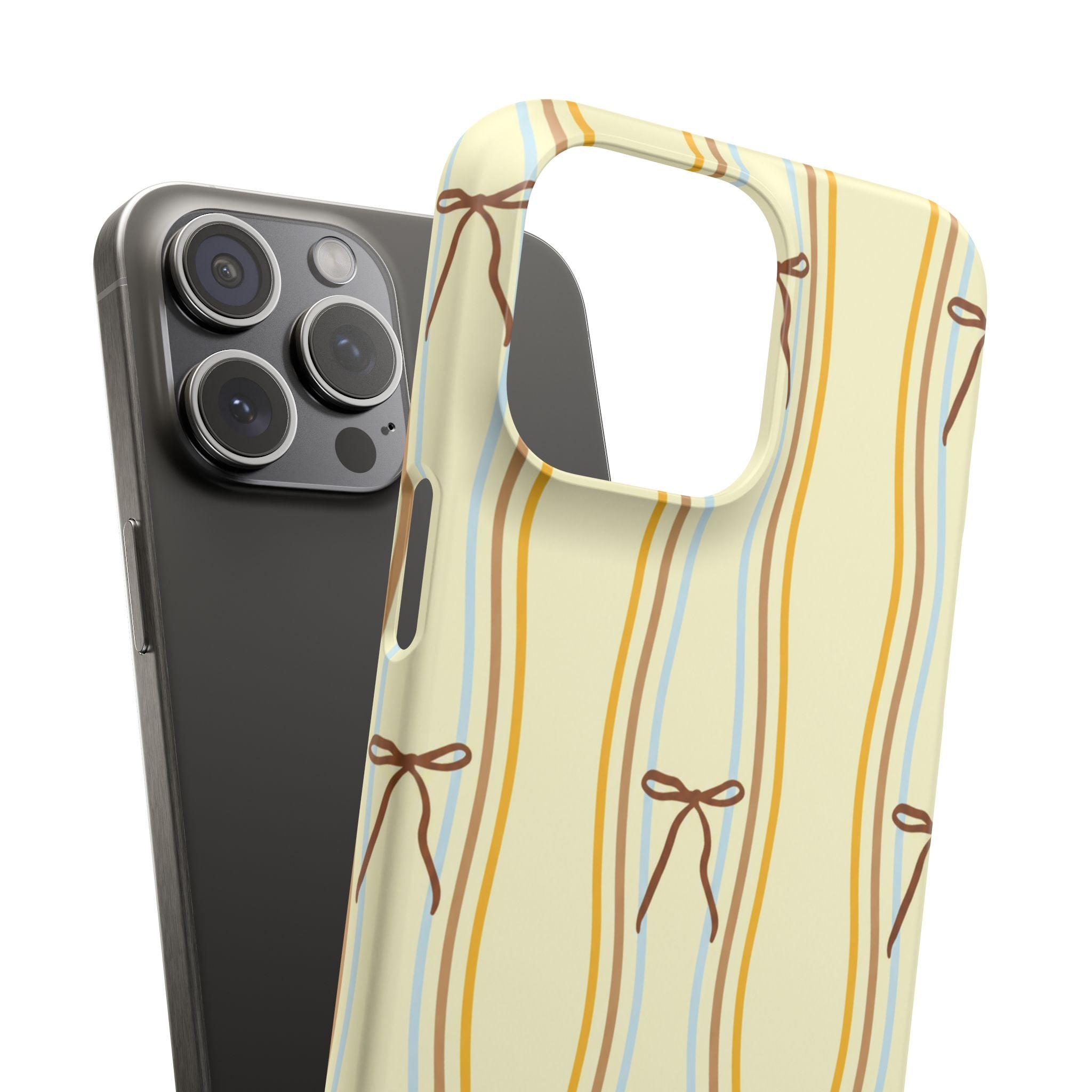 Bow Stripe Phone Case