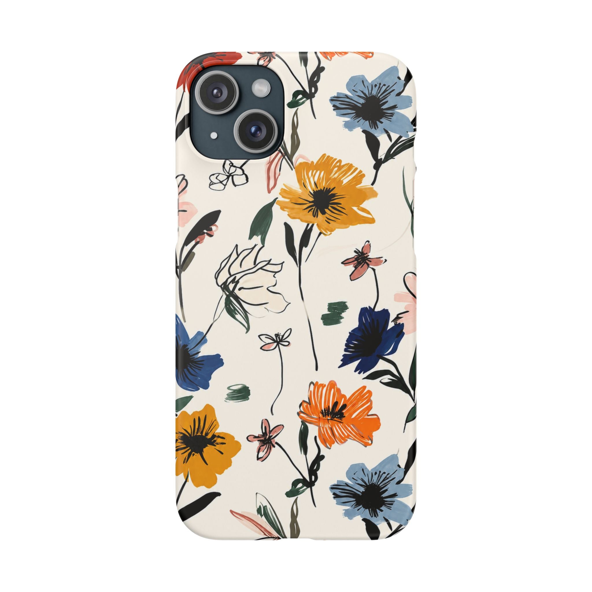 Wildflower Sketch Phone Case