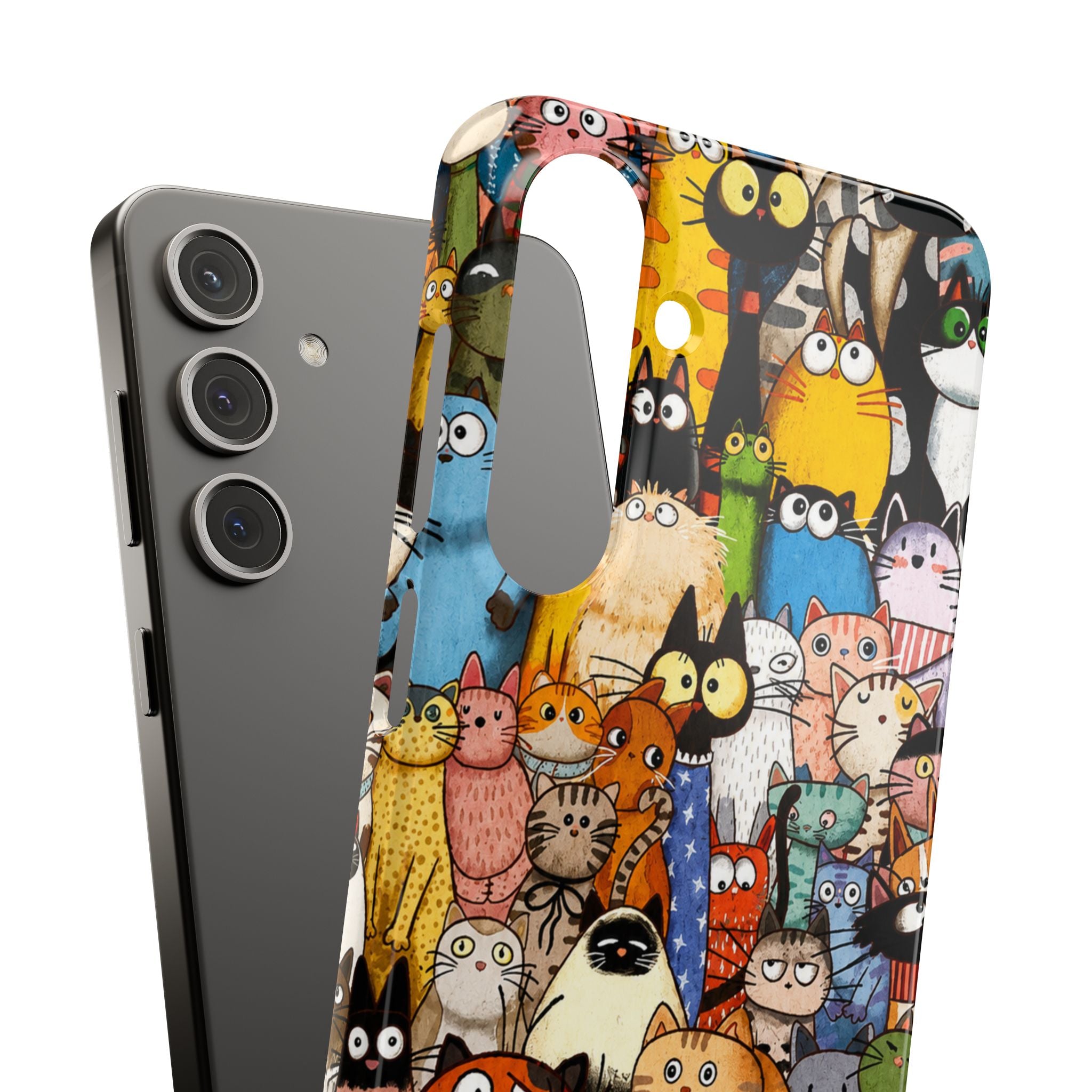 Cute Cat Pattern Phone Case
