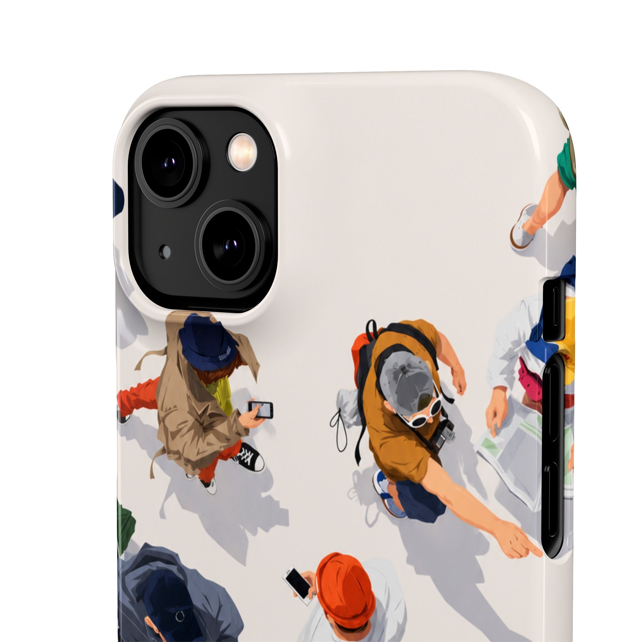 City Crowd Aesthetic Phone Case