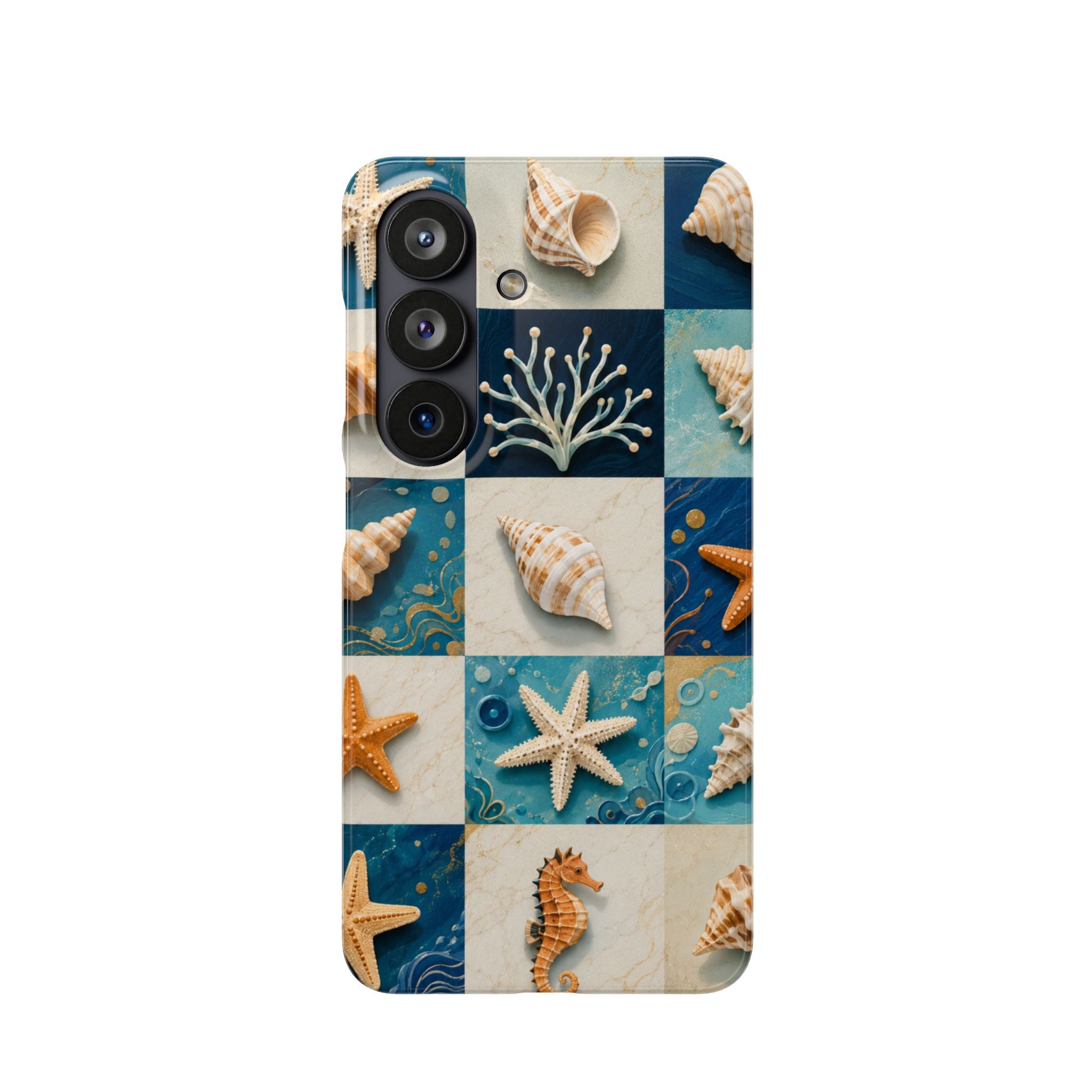 Coastal Seashell Mosaic Phone Case