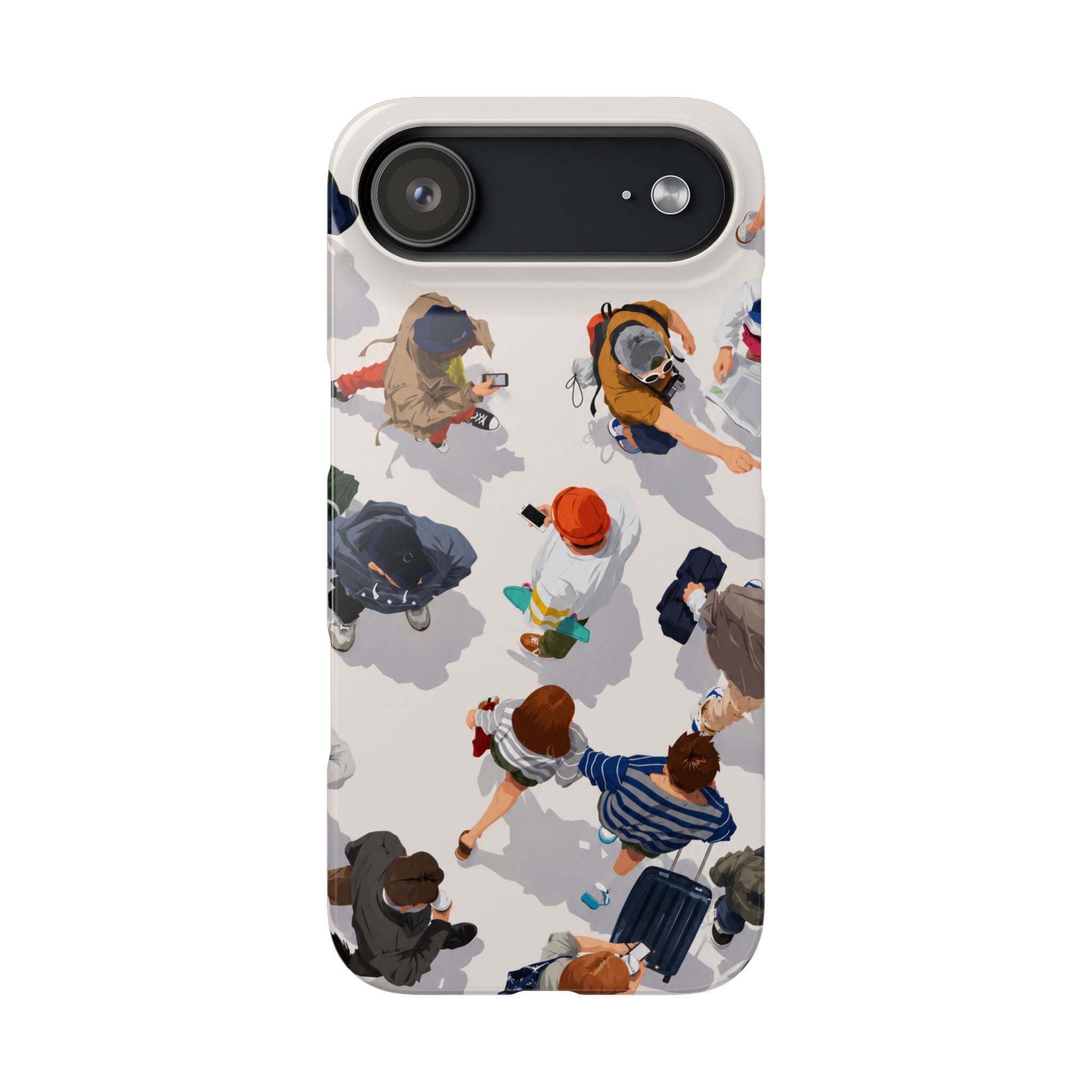 City Crowd Aesthetic Phone Case