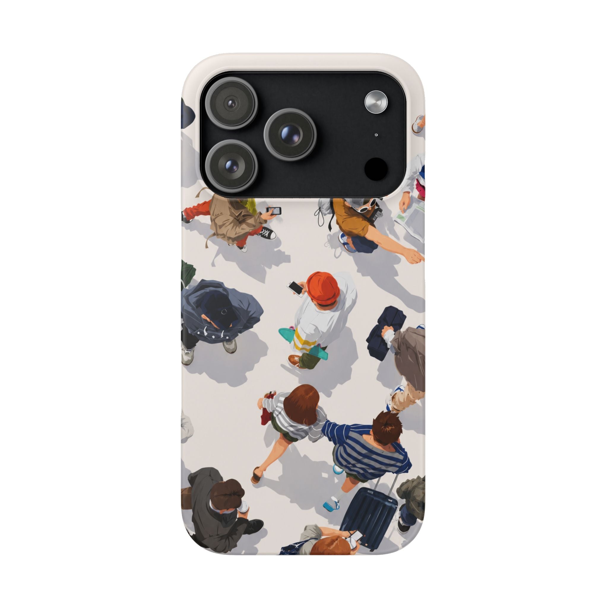 City Crowd Aesthetic Phone Case