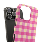Pink Gingham Phone Case
