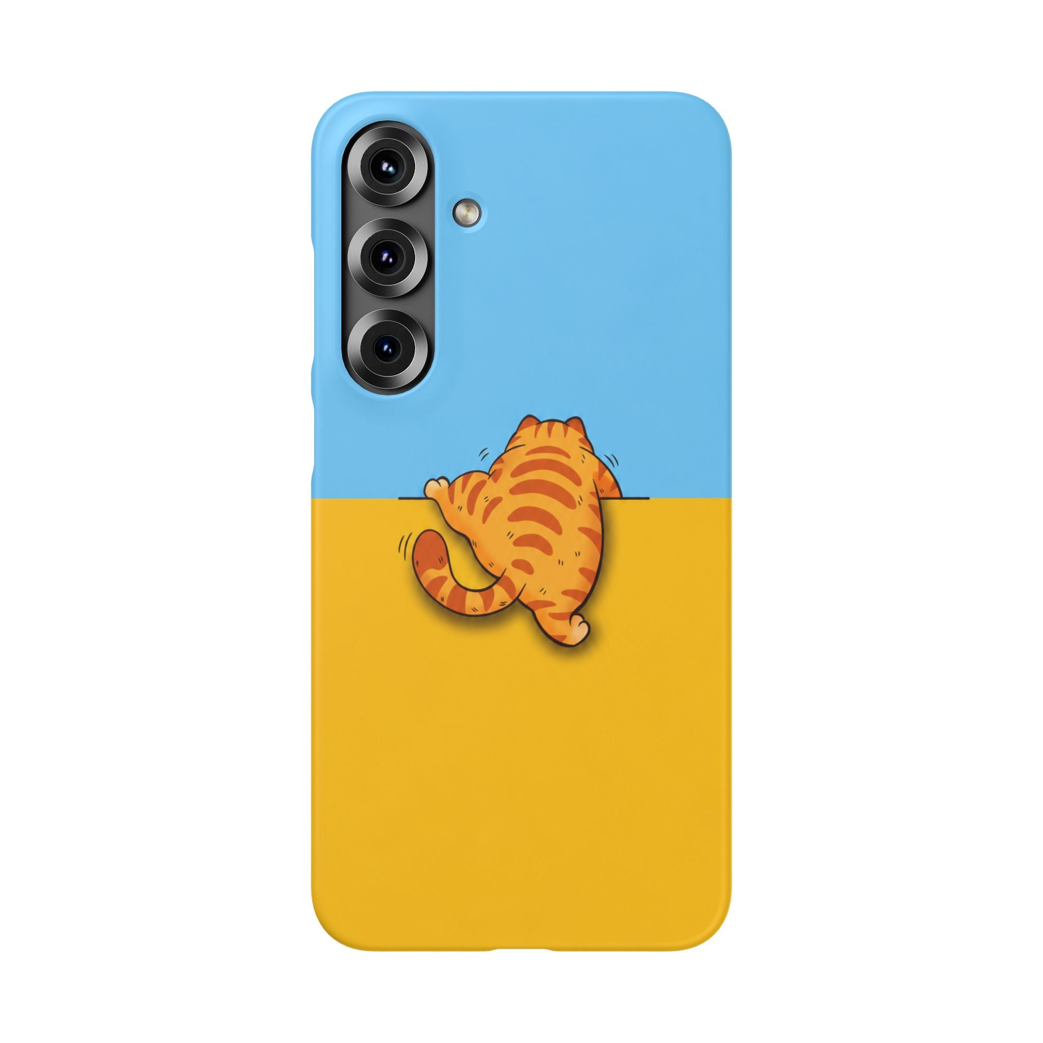 Peekaboo Orange Cat Phone Case