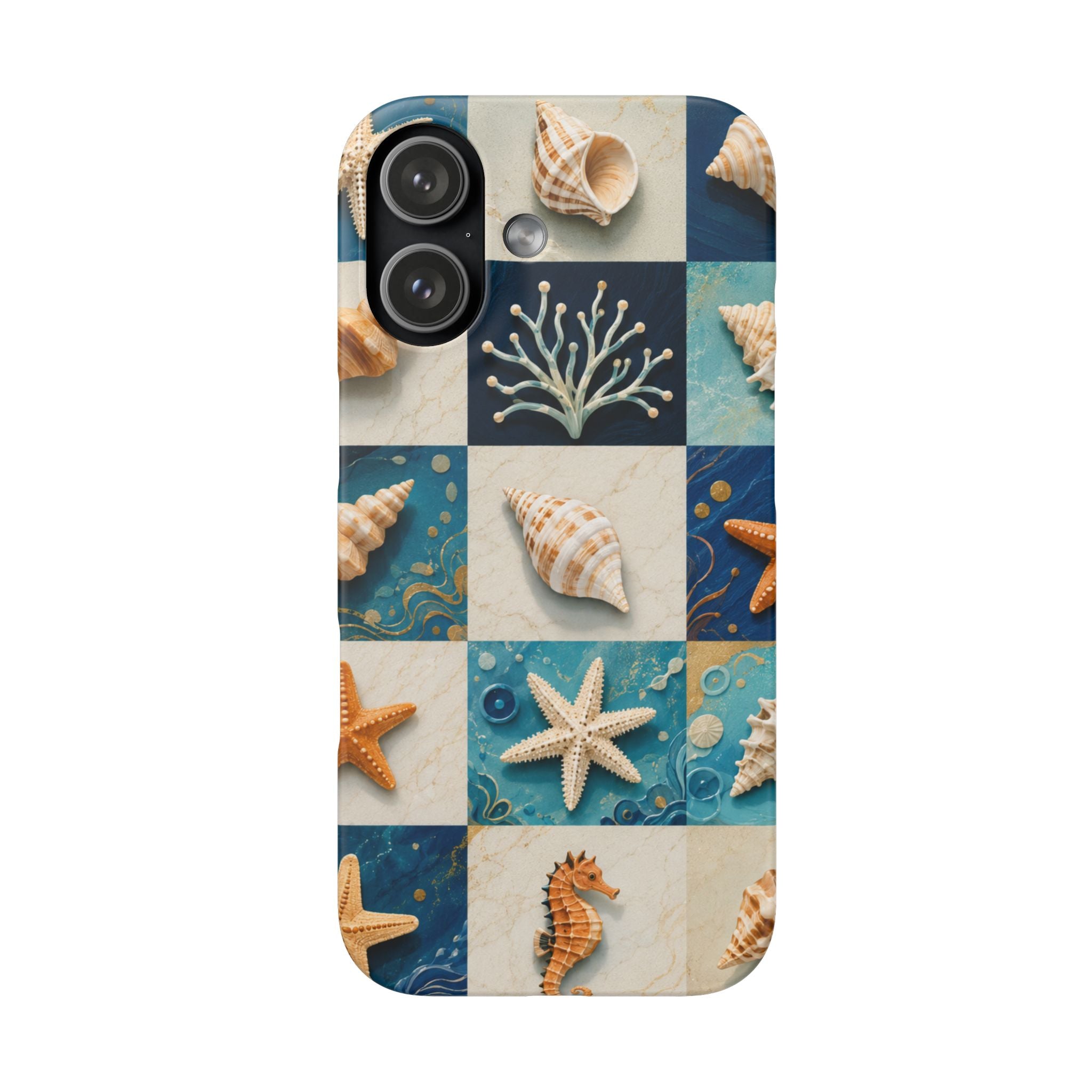 Coastal Seashell Mosaic Phone Case