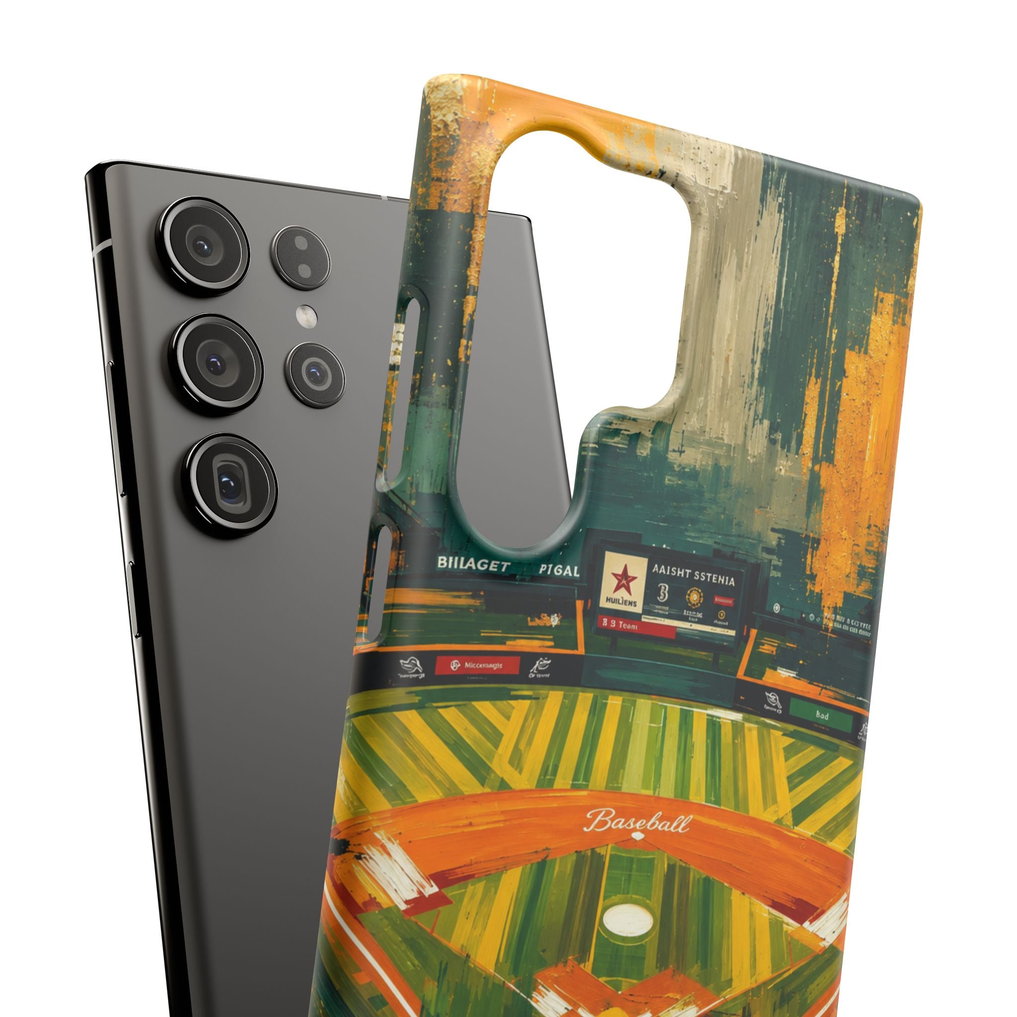 Abstract Baseball Stadium Phone Case