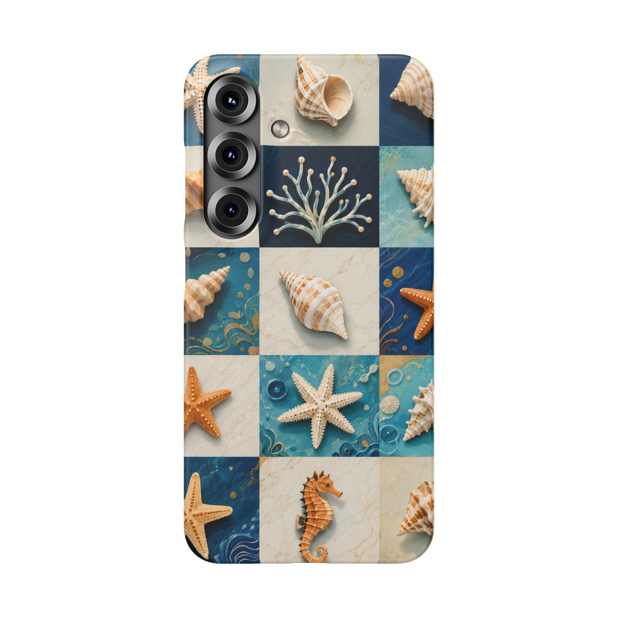 Coastal Seashell Mosaic Phone Case