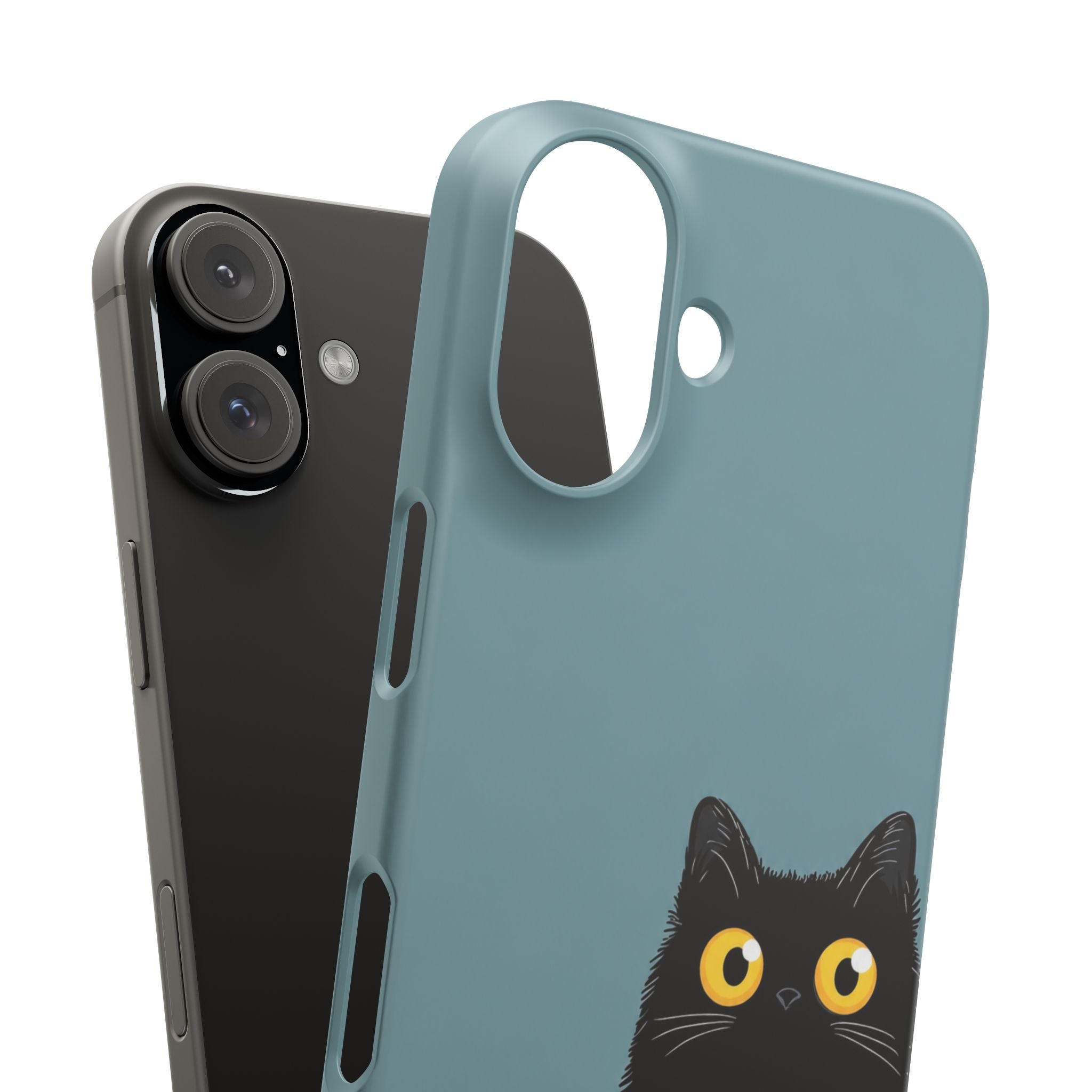 Cute Black Cat Phone Case