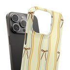 Bow Stripe Phone Case