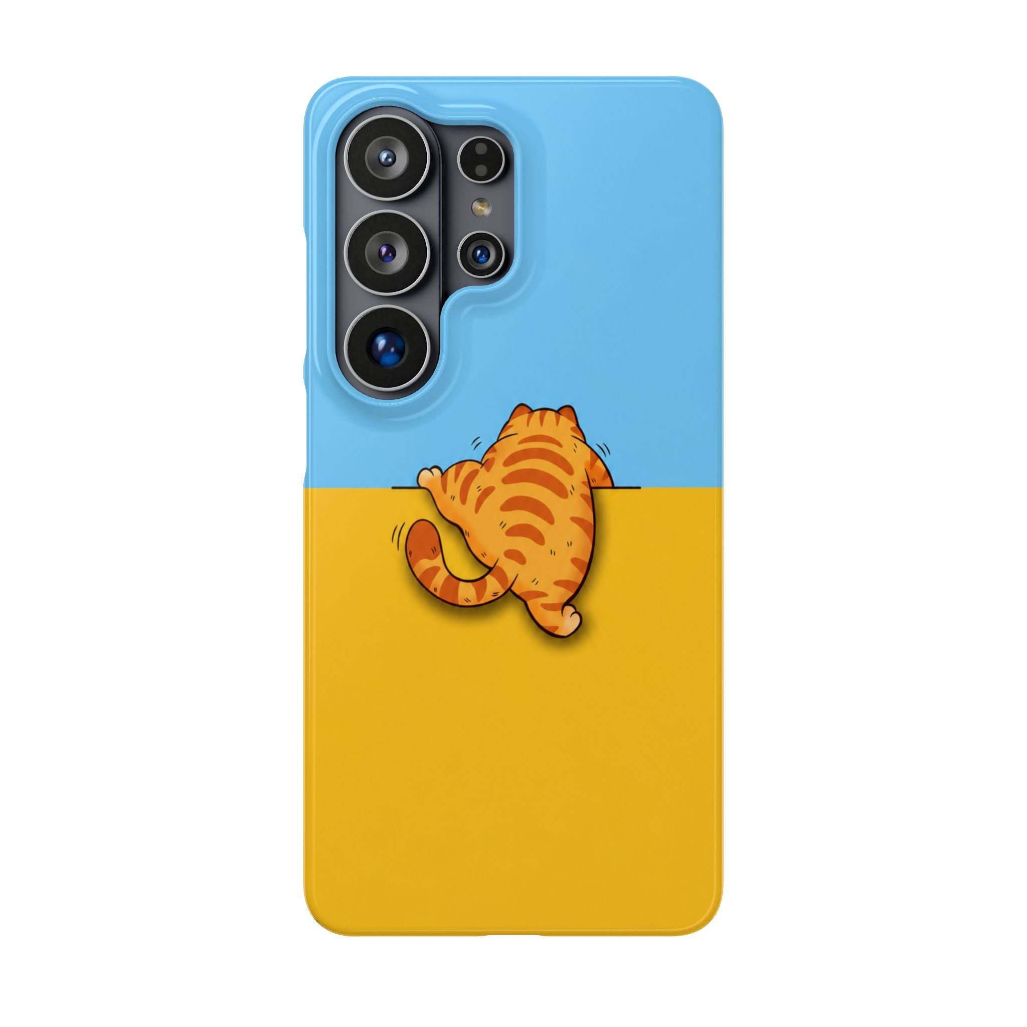 Peekaboo Orange Cat Phone Case