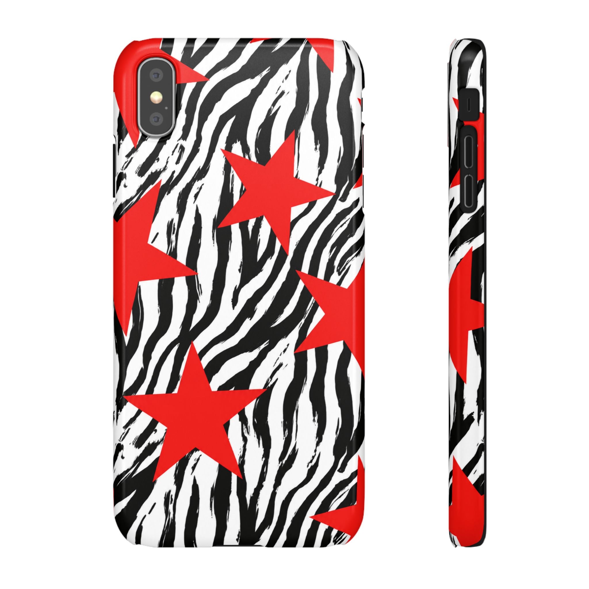 Retro Zebra Stars Phone Case