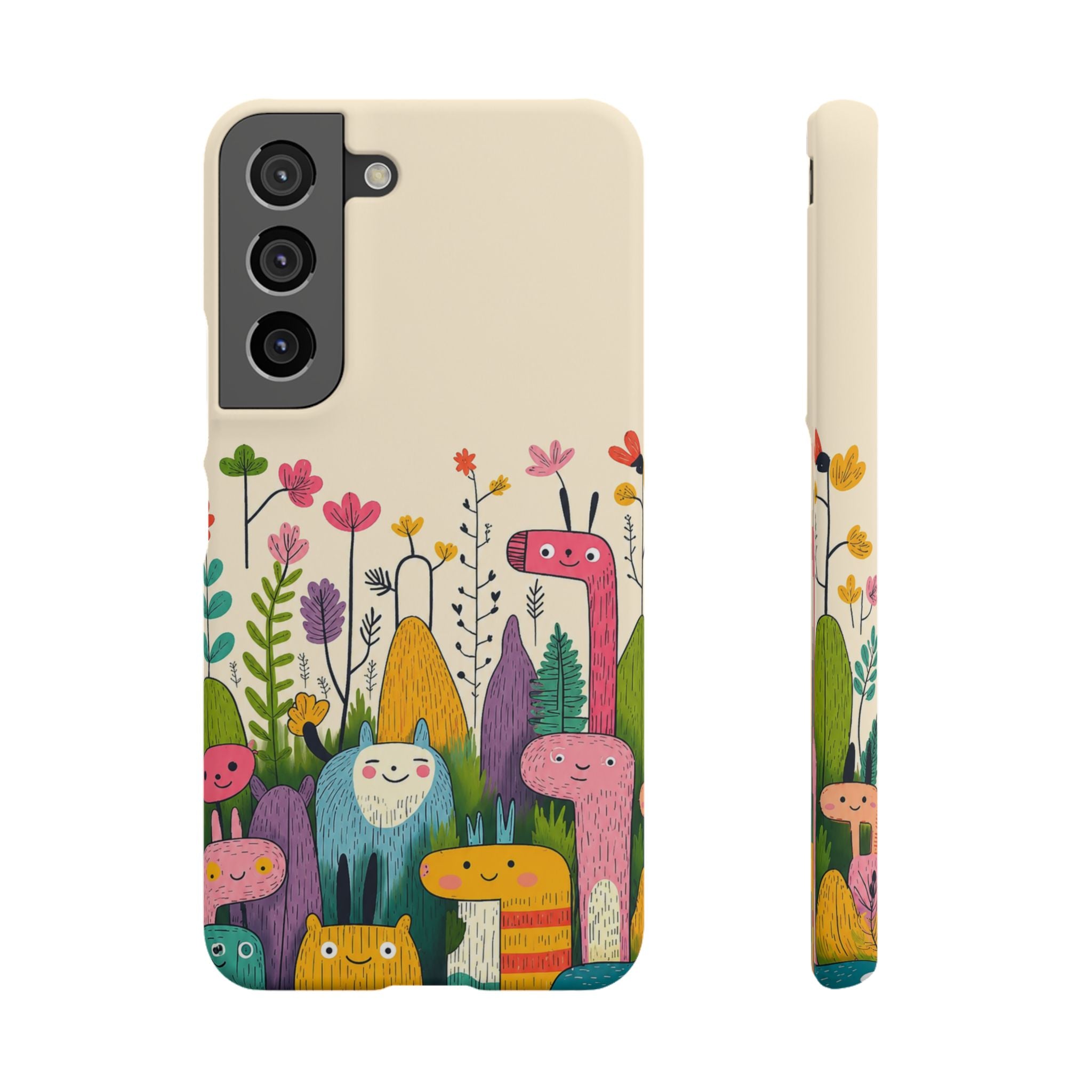 Cute Monster Garden Phone Case