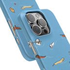 Swimming Dogs Phone Case