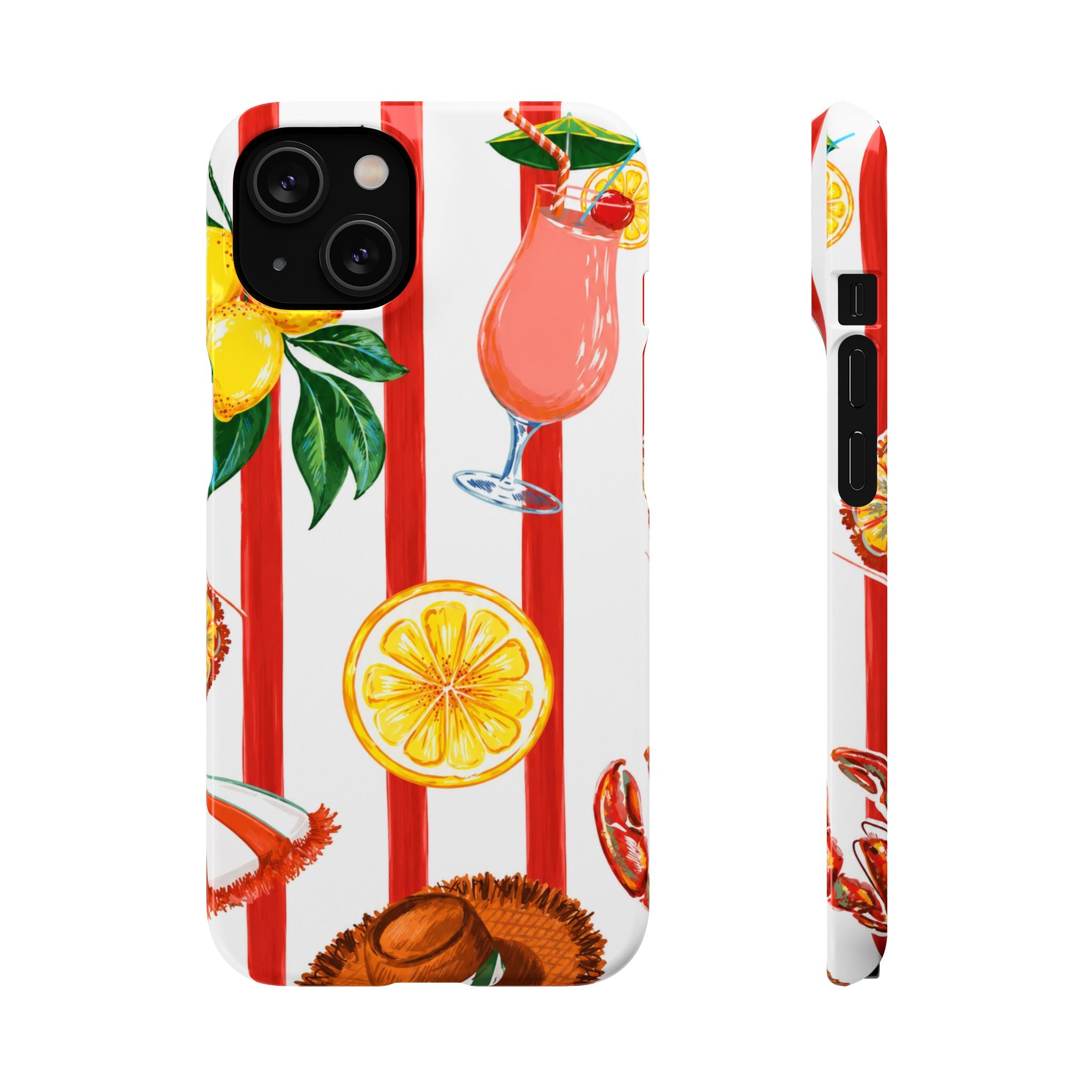 Lemon Coast – Summer Citrus Phone Case