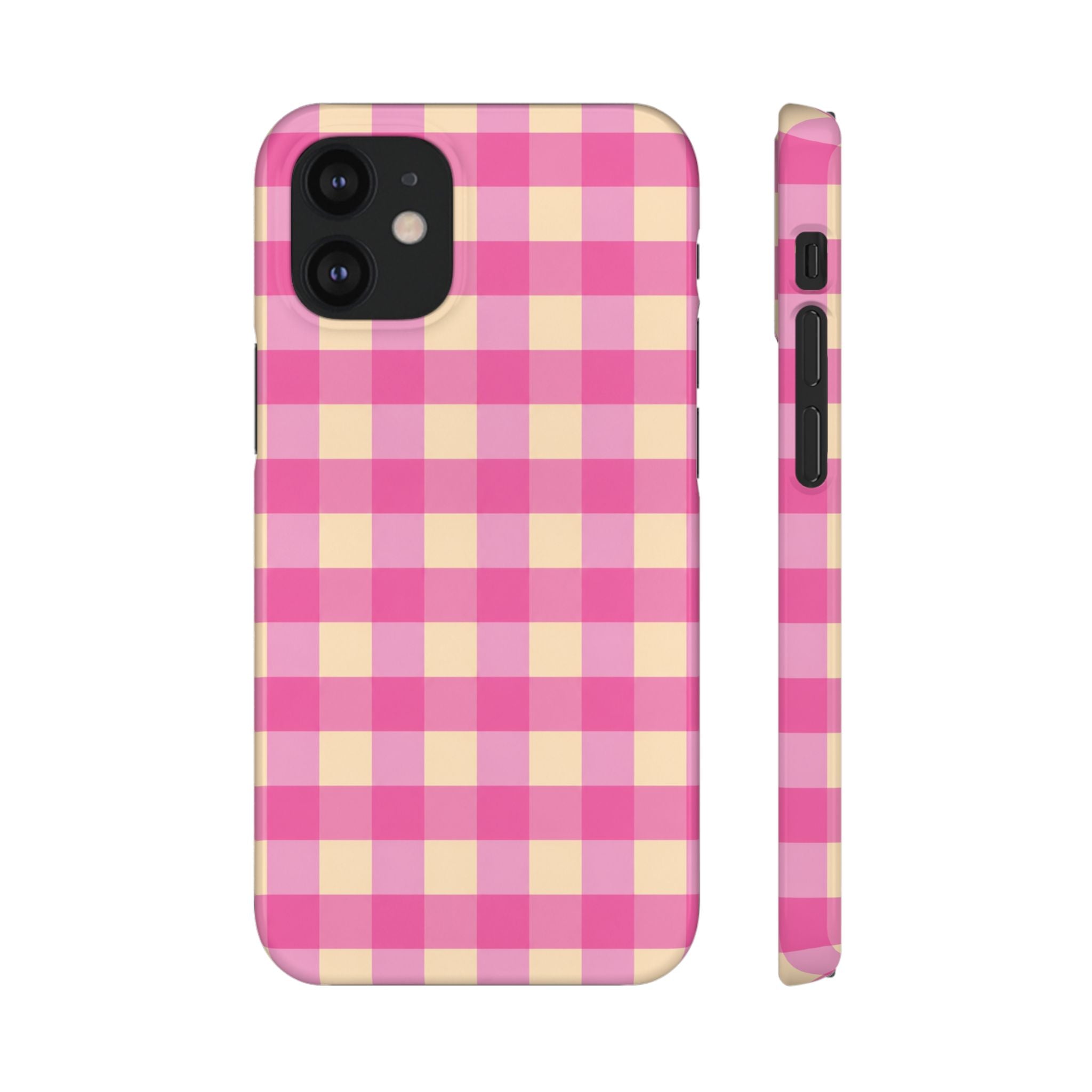 Pink Gingham Phone Case