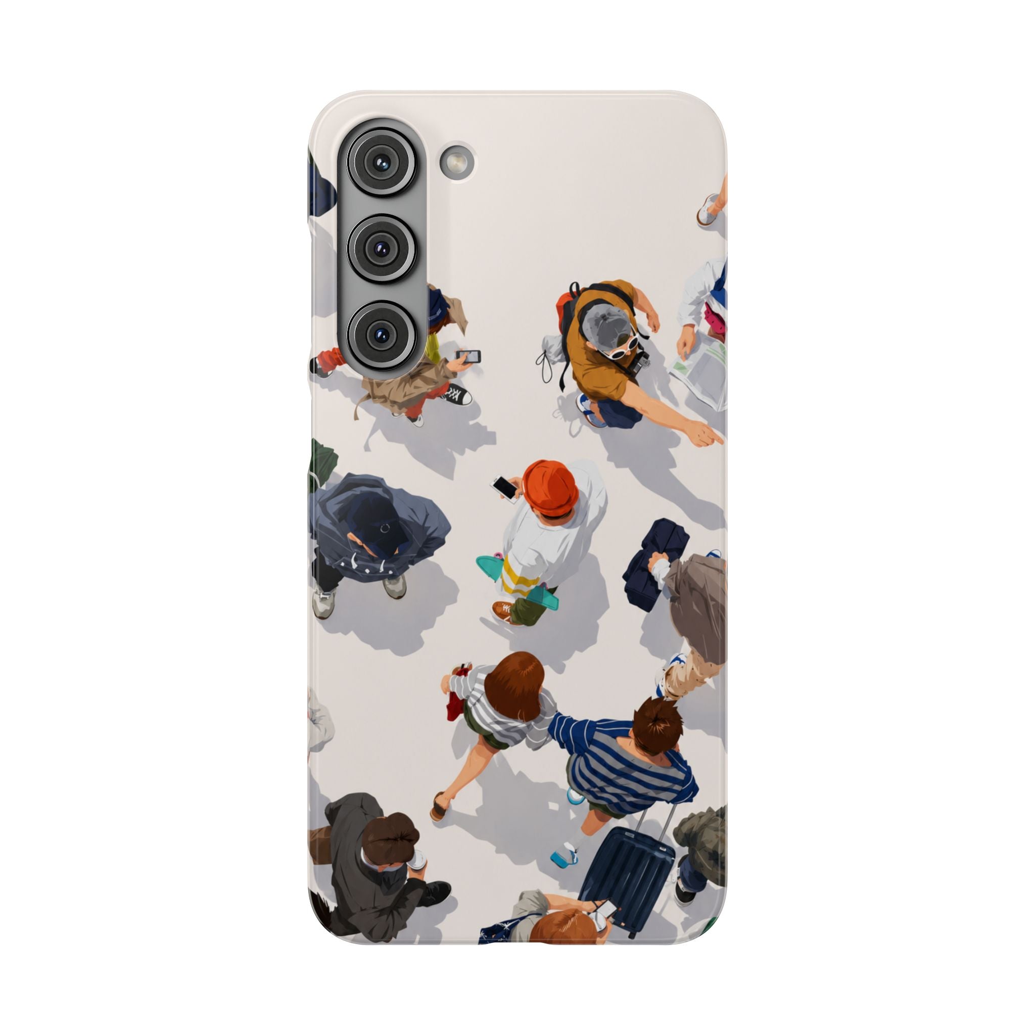 City Crowd Aesthetic Phone Case