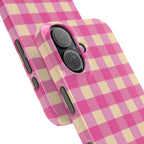 Pink Gingham Phone Case