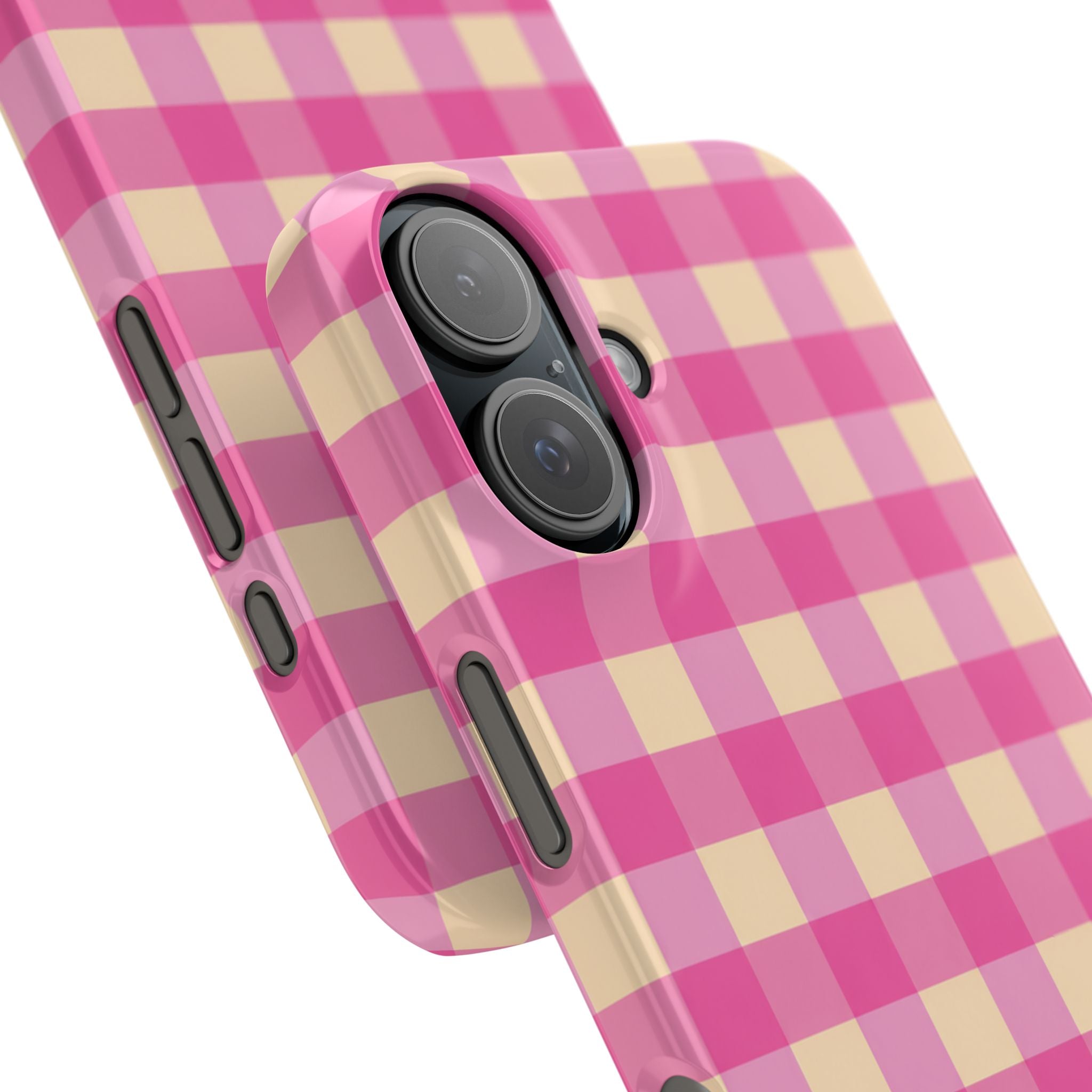 Pink Gingham Phone Case