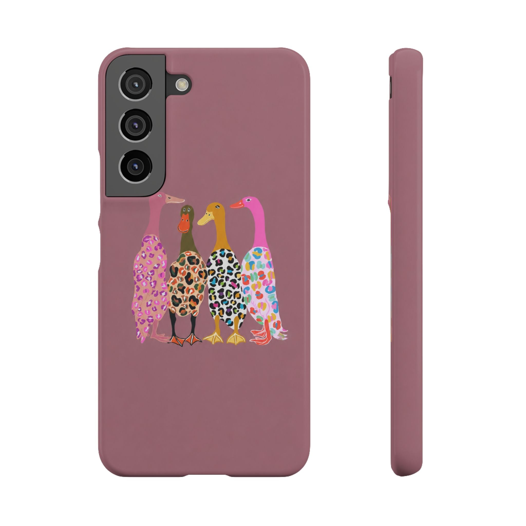 Colorful Leopard Ducks Phone Case