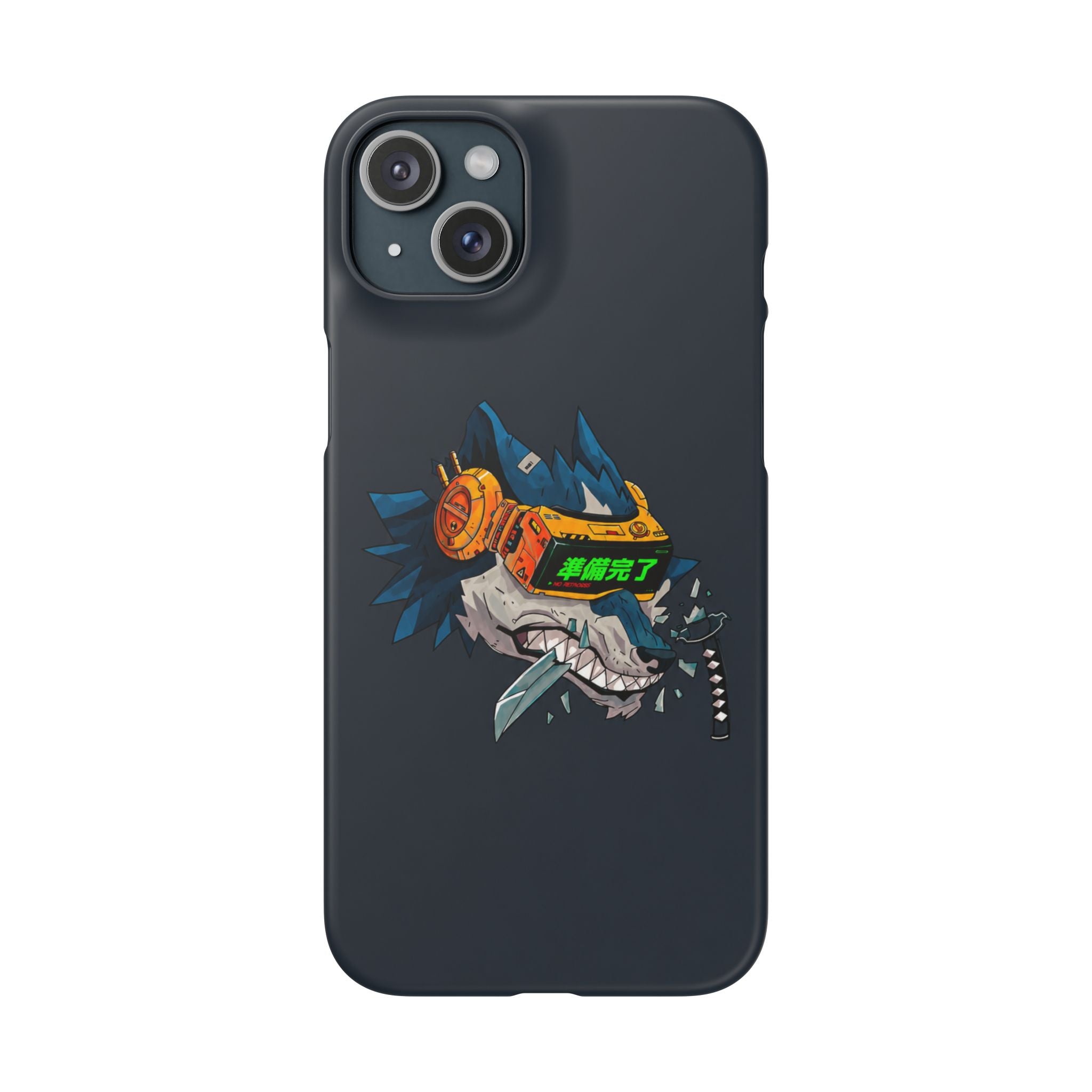 Cyberpunk Wolf Phone Case