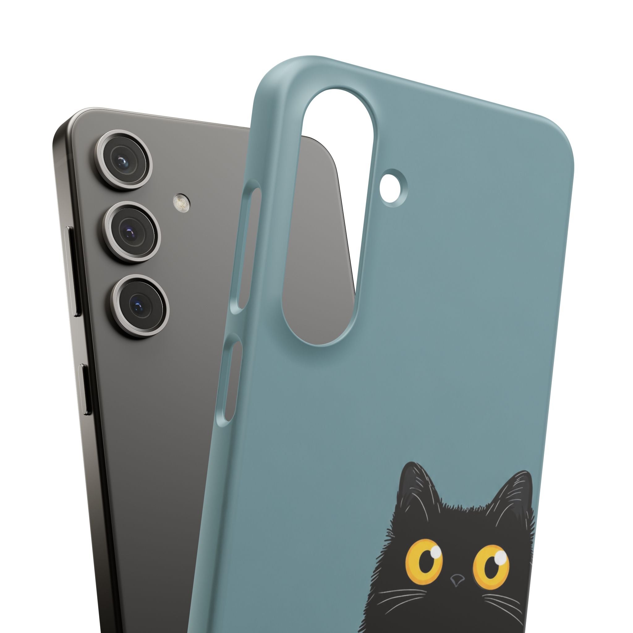 Cute Black Cat Phone Case