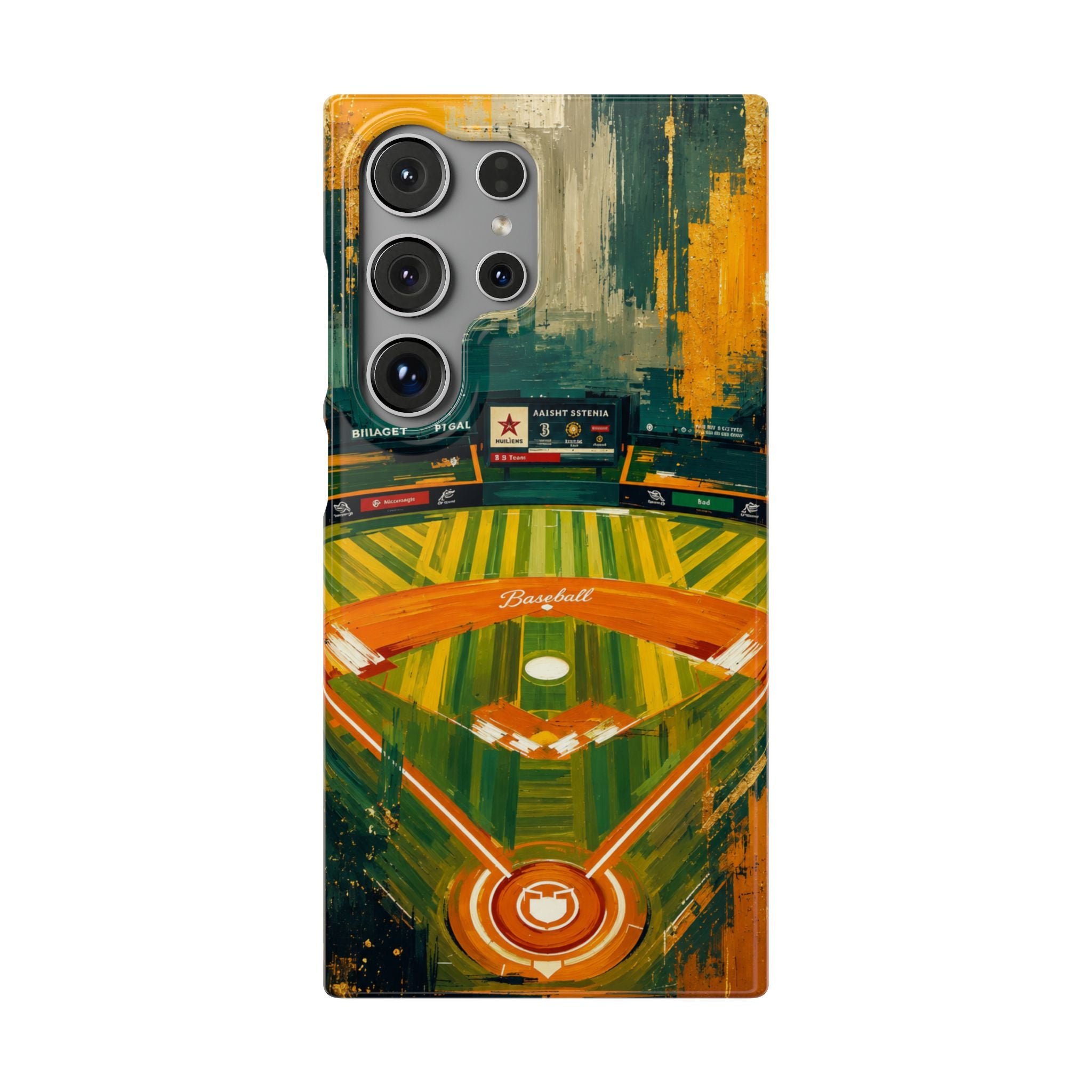 Abstract Baseball Stadium Phone Case