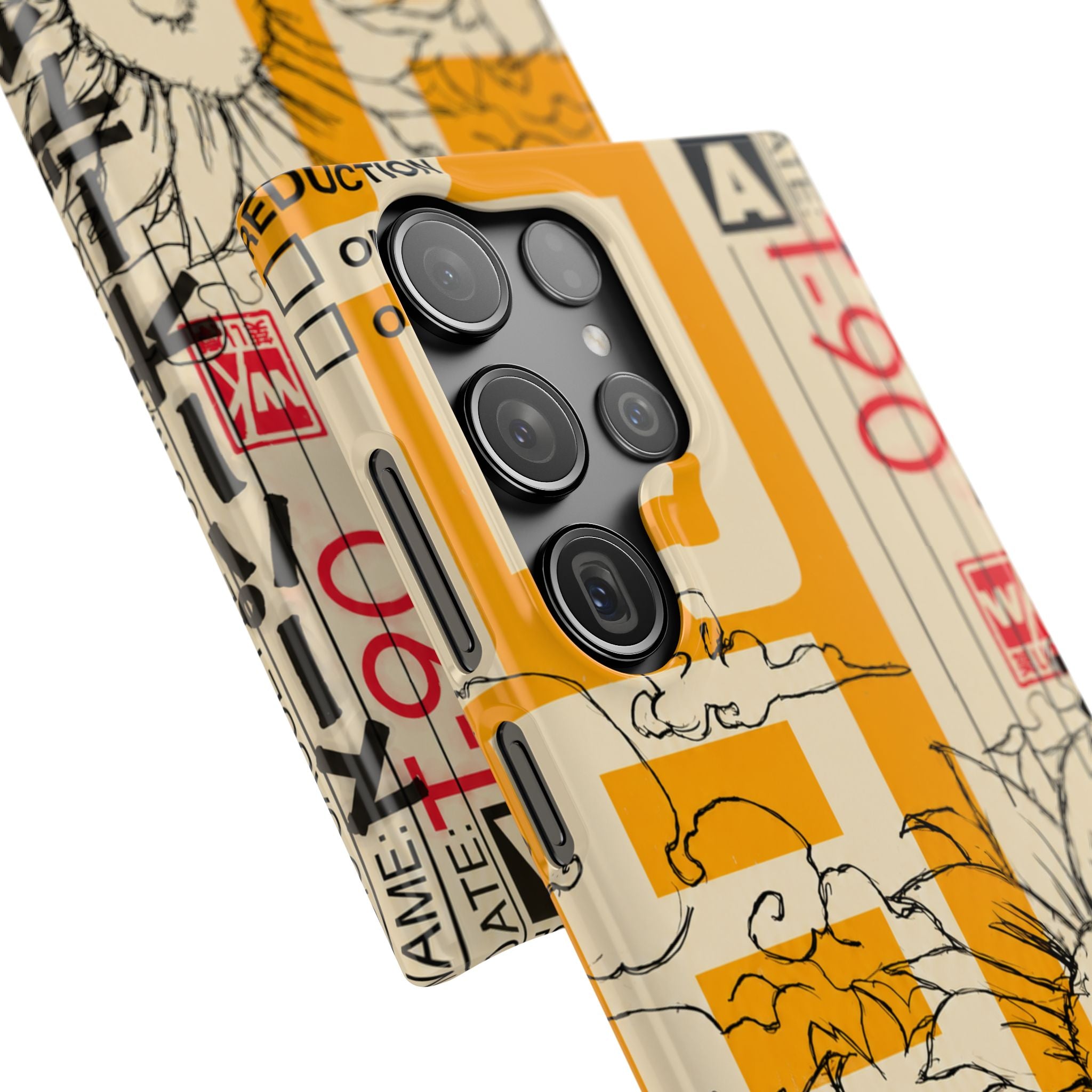 Retro Cassette Floral Phone Case