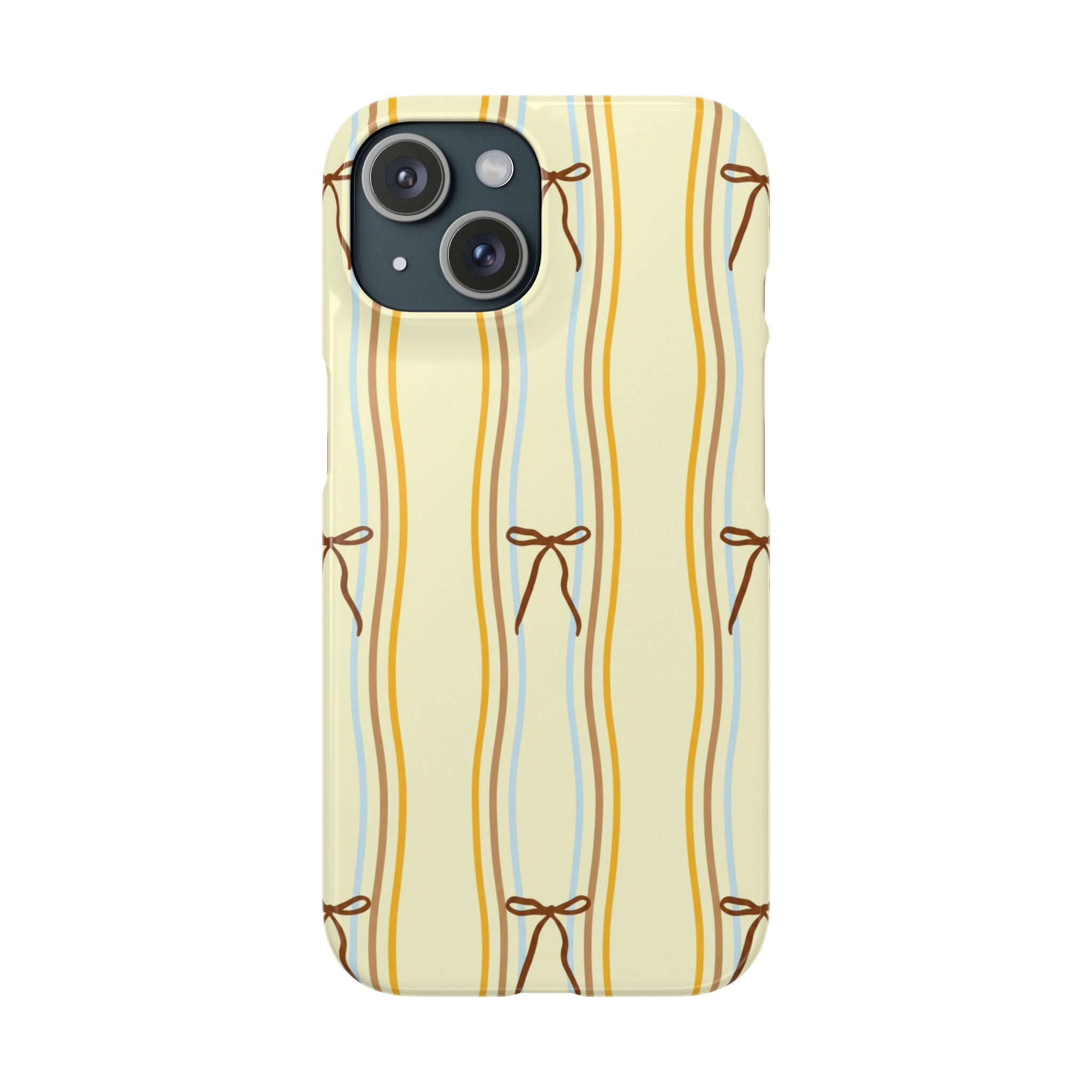 Bow Stripe Phone Case