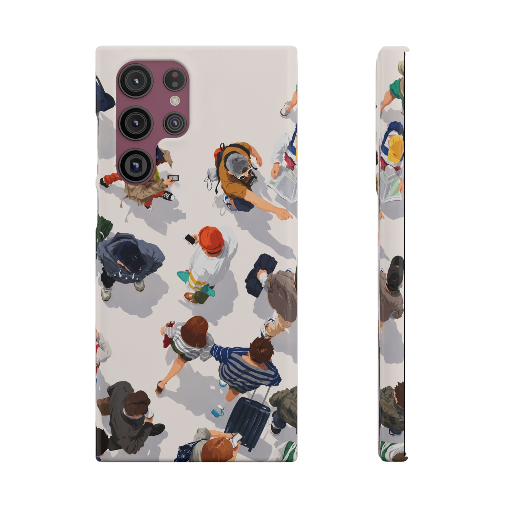 City Crowd Aesthetic Phone Case