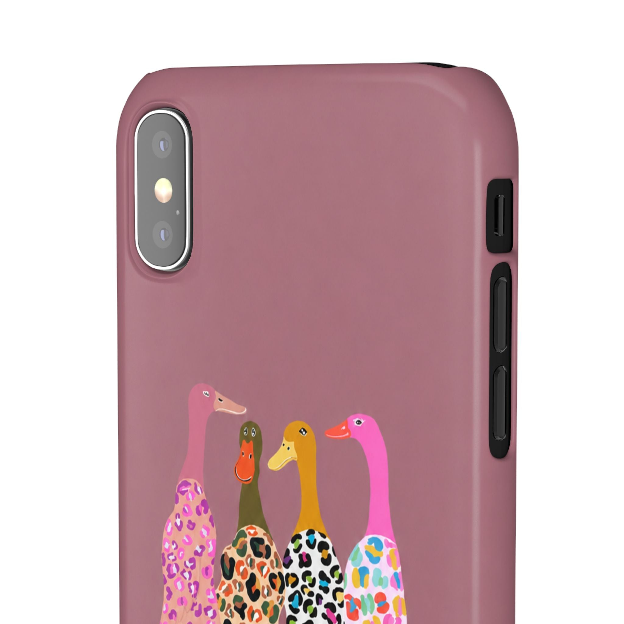 Colorful Leopard Ducks Phone Case