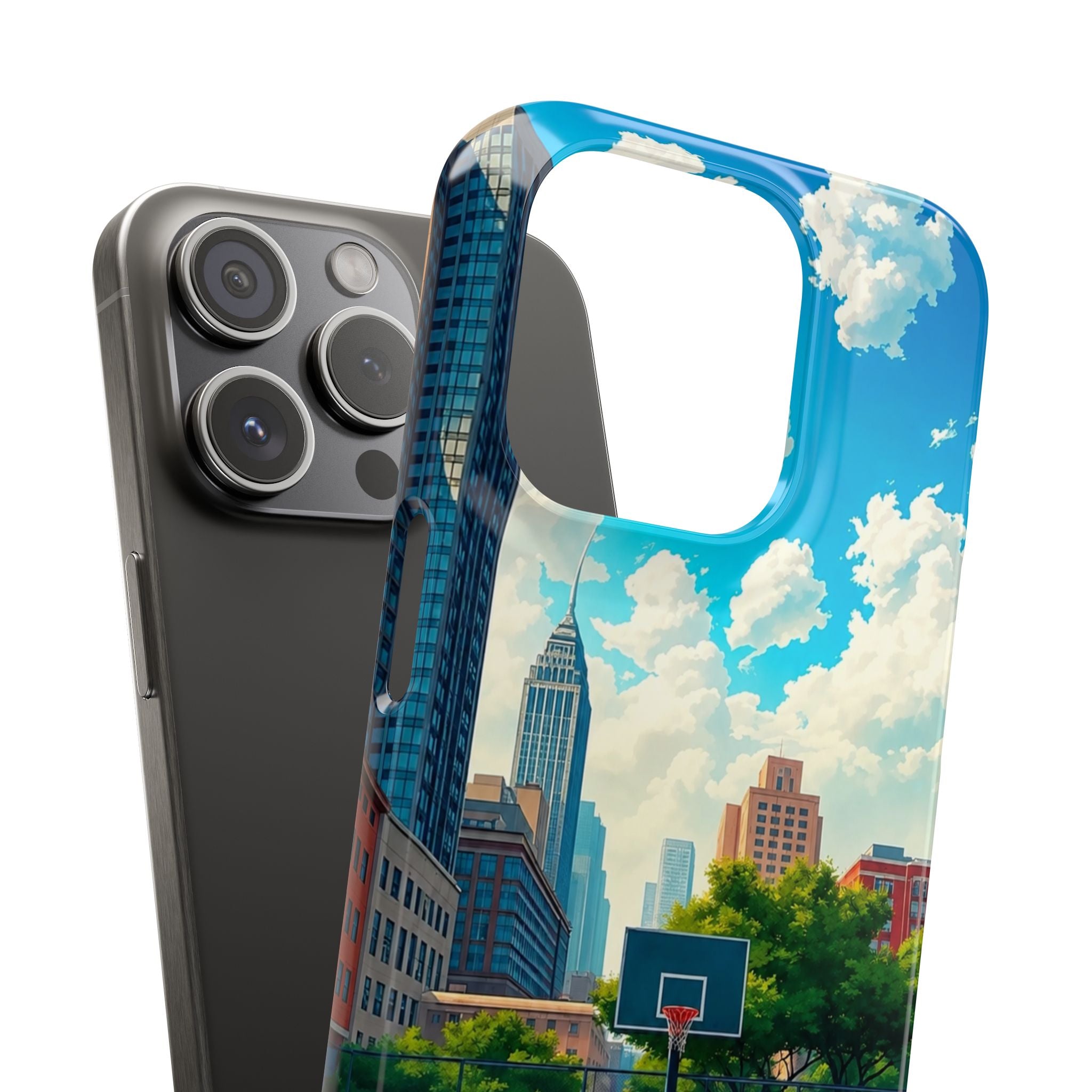Urban Basketball Court Phone Case