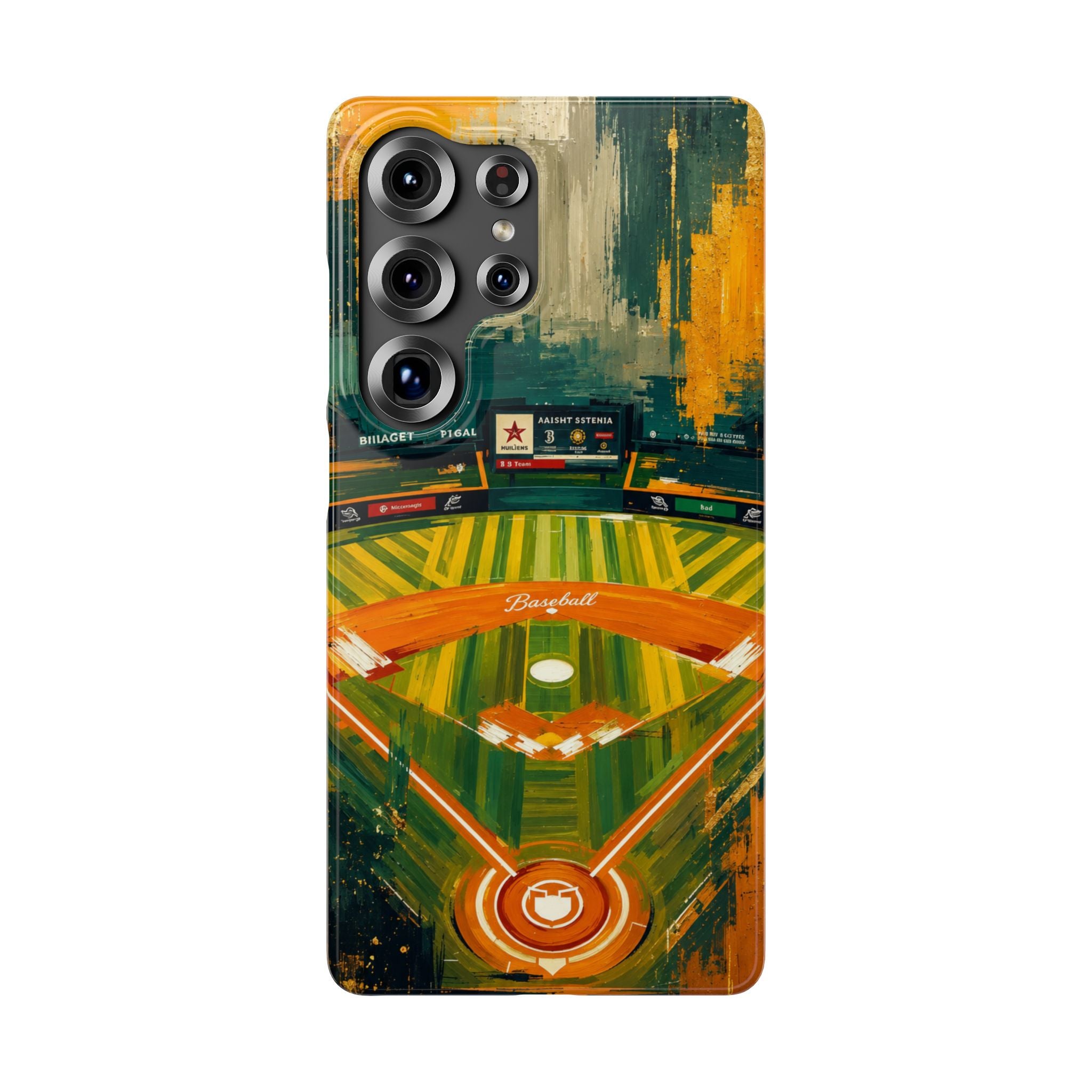 Abstract Baseball Stadium Phone Case