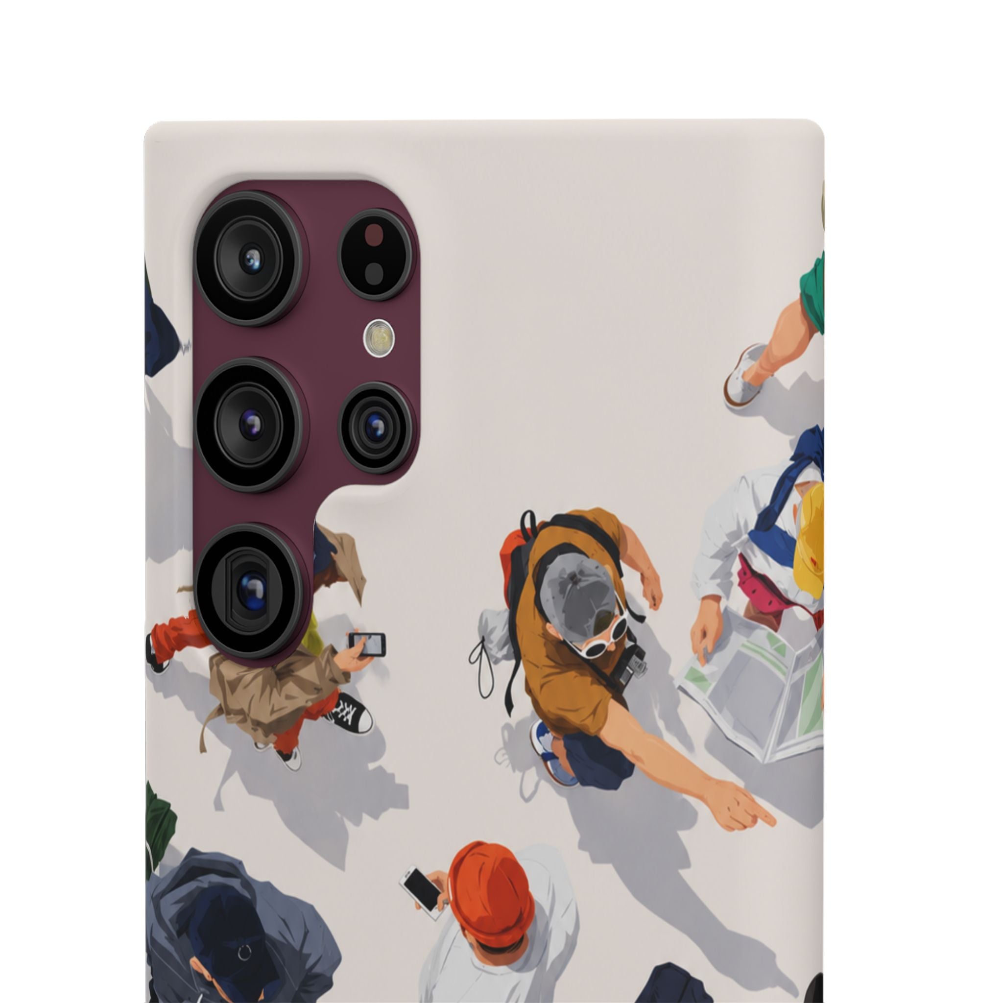 City Crowd Aesthetic Phone Case