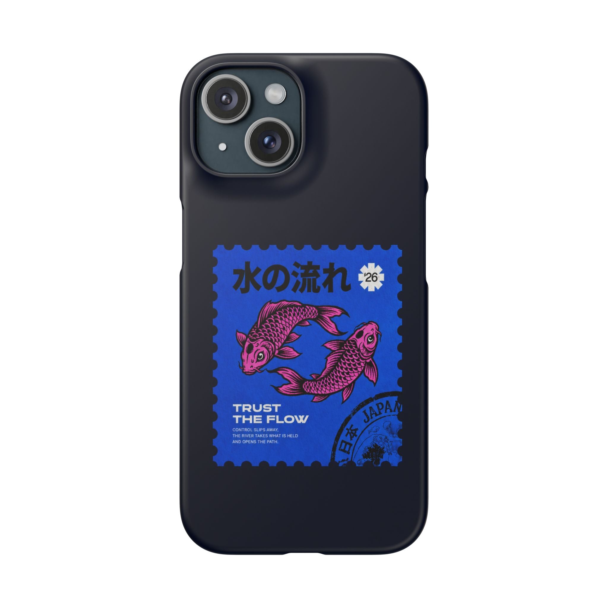 Trust The Flow Koi Phone Case