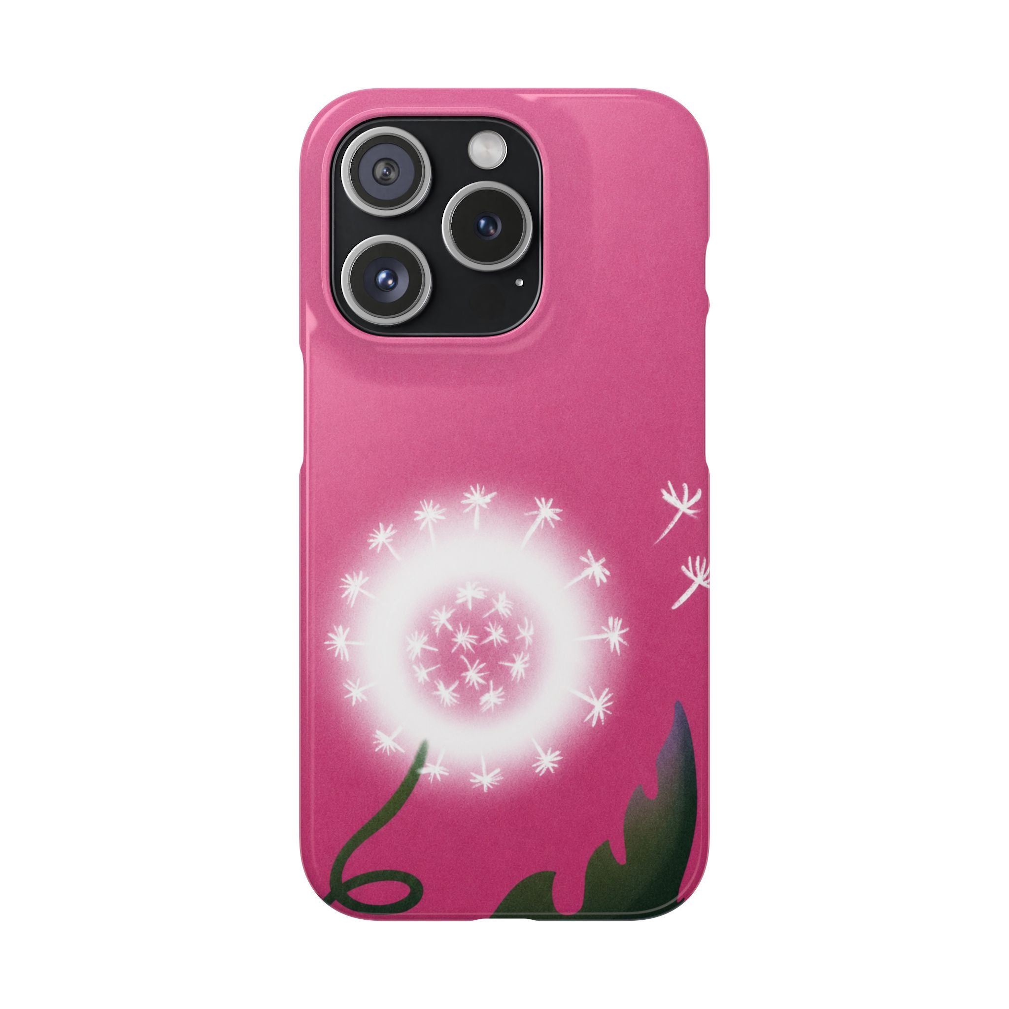 Pink Dandelion Phone Case