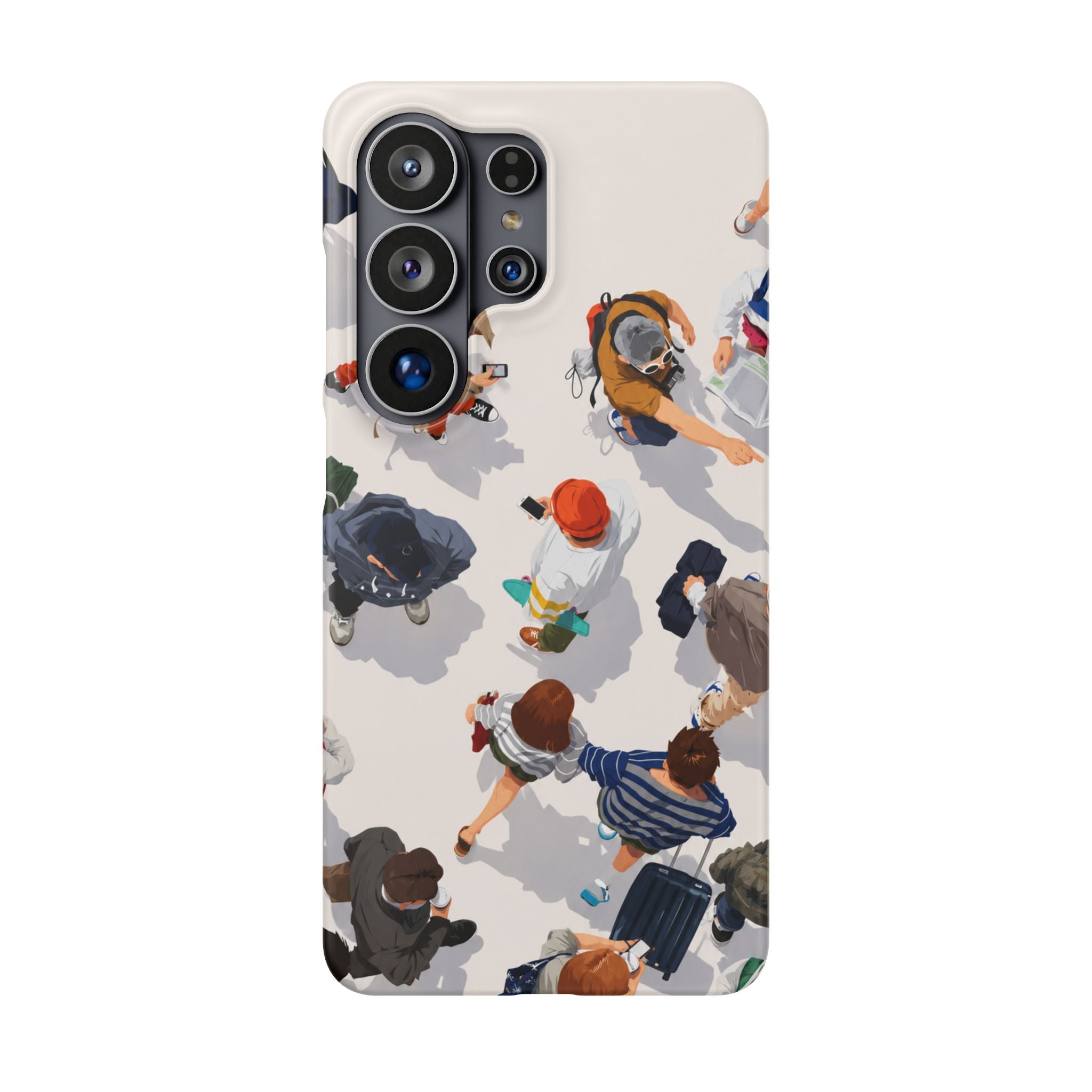 City Crowd Aesthetic Phone Case