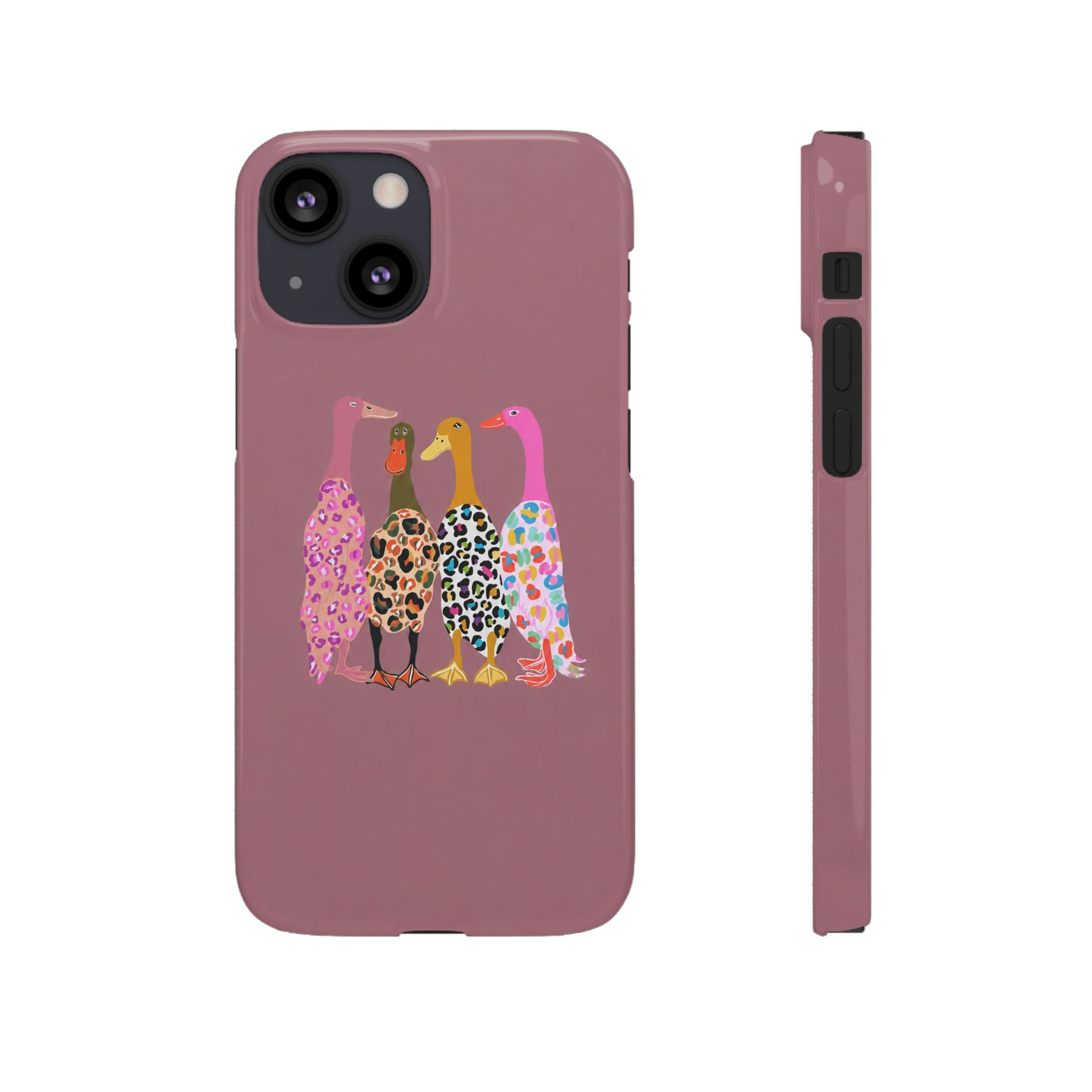 Colorful Leopard Ducks Phone Case